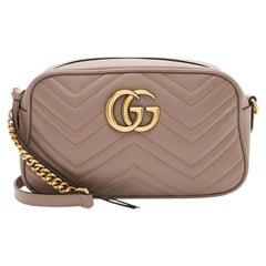Gucci Matelasse Leather GG Marmont Small Camera Bag