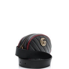Gucci Matelasse Leather Torchon GG Marmont Belt Bag - Size 38 / 95