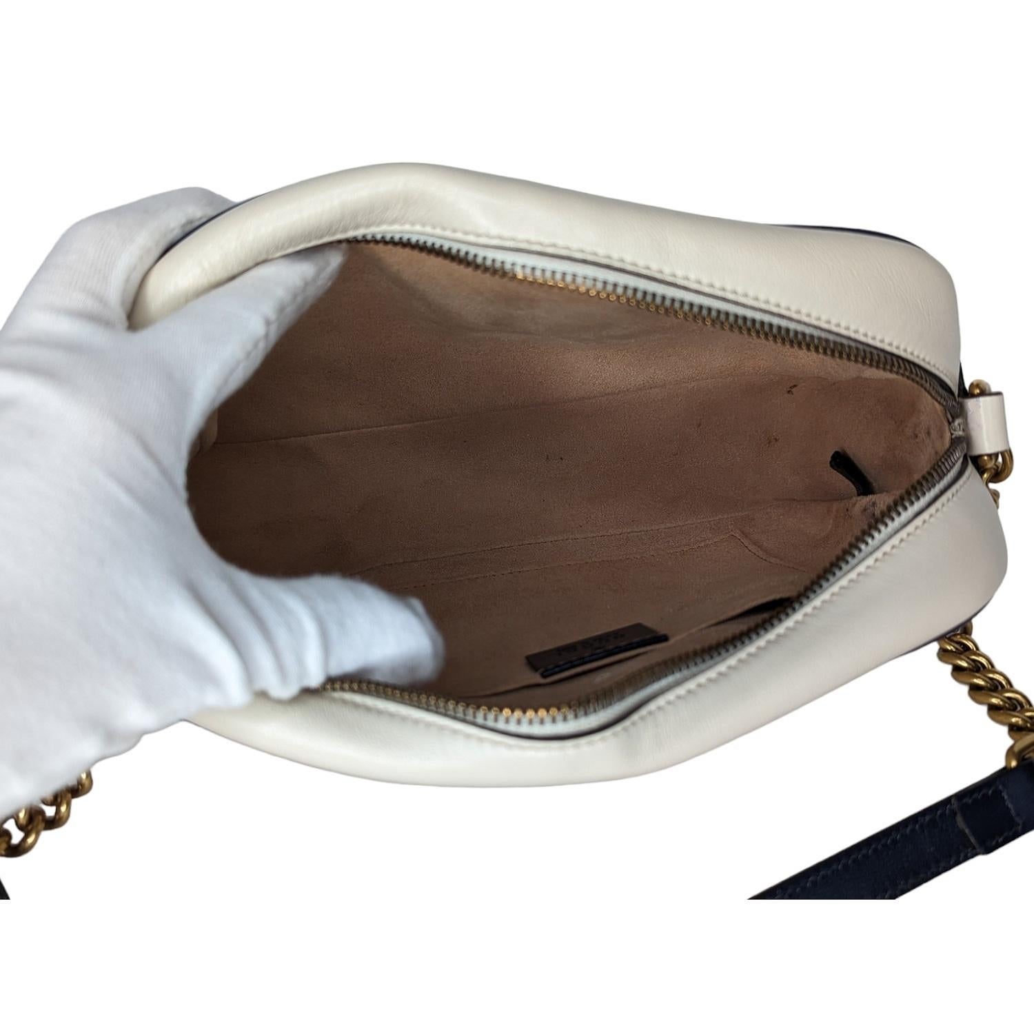 Gucci Matelassé Small GG Marmont Torchon Shoulder Bag 1
