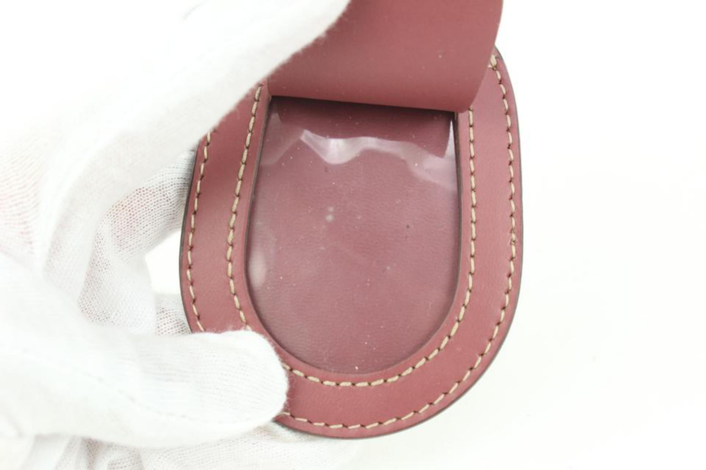 Étiquette de bagage Gucci Mauve Clochette de sac fourre-tout réversible Supreme GG 44g85 en vente 1