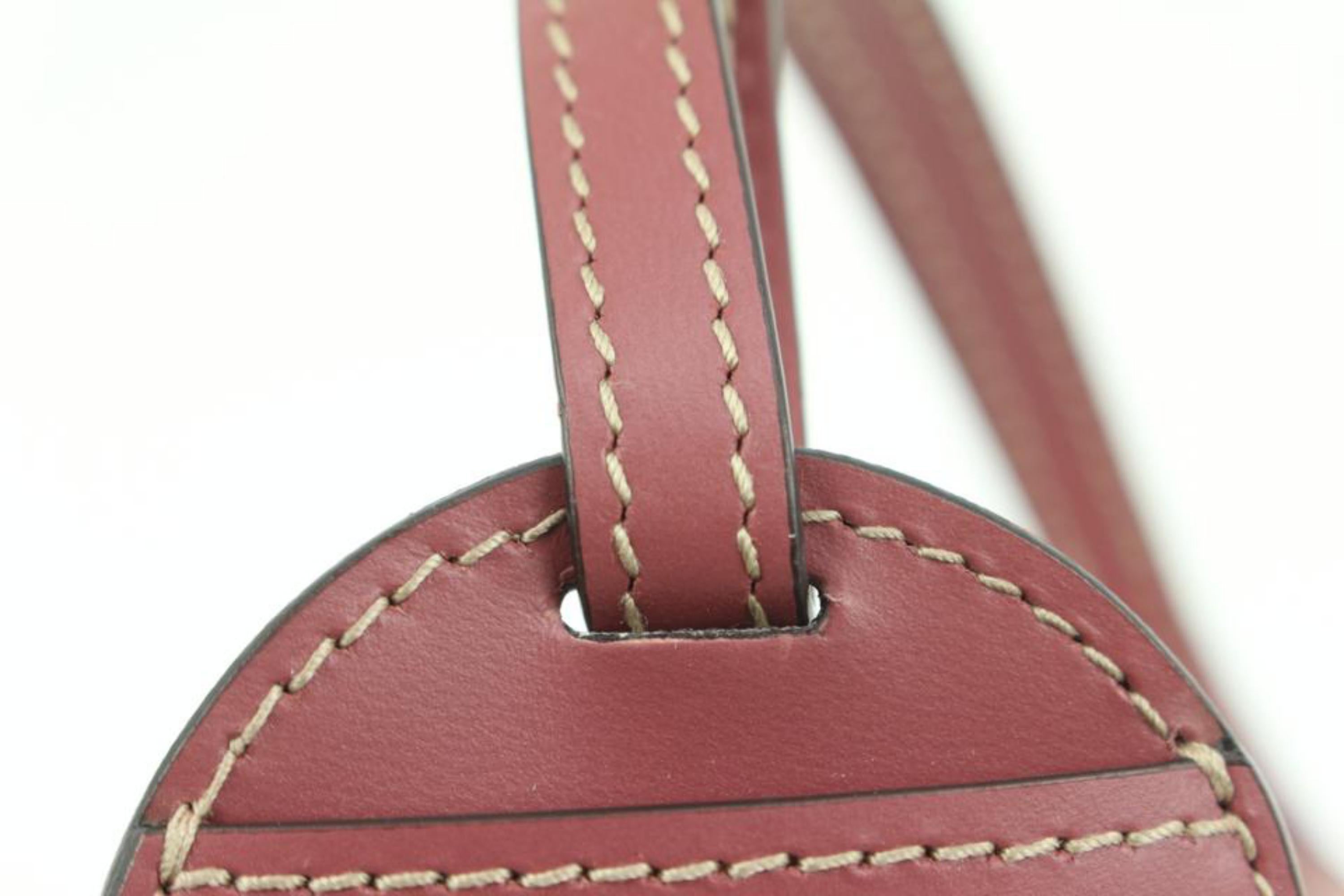 Gucci Mauve Leder Wendbare Blooms Reisegepäcktasche Charme Clochettes 411g65 im Angebot 5