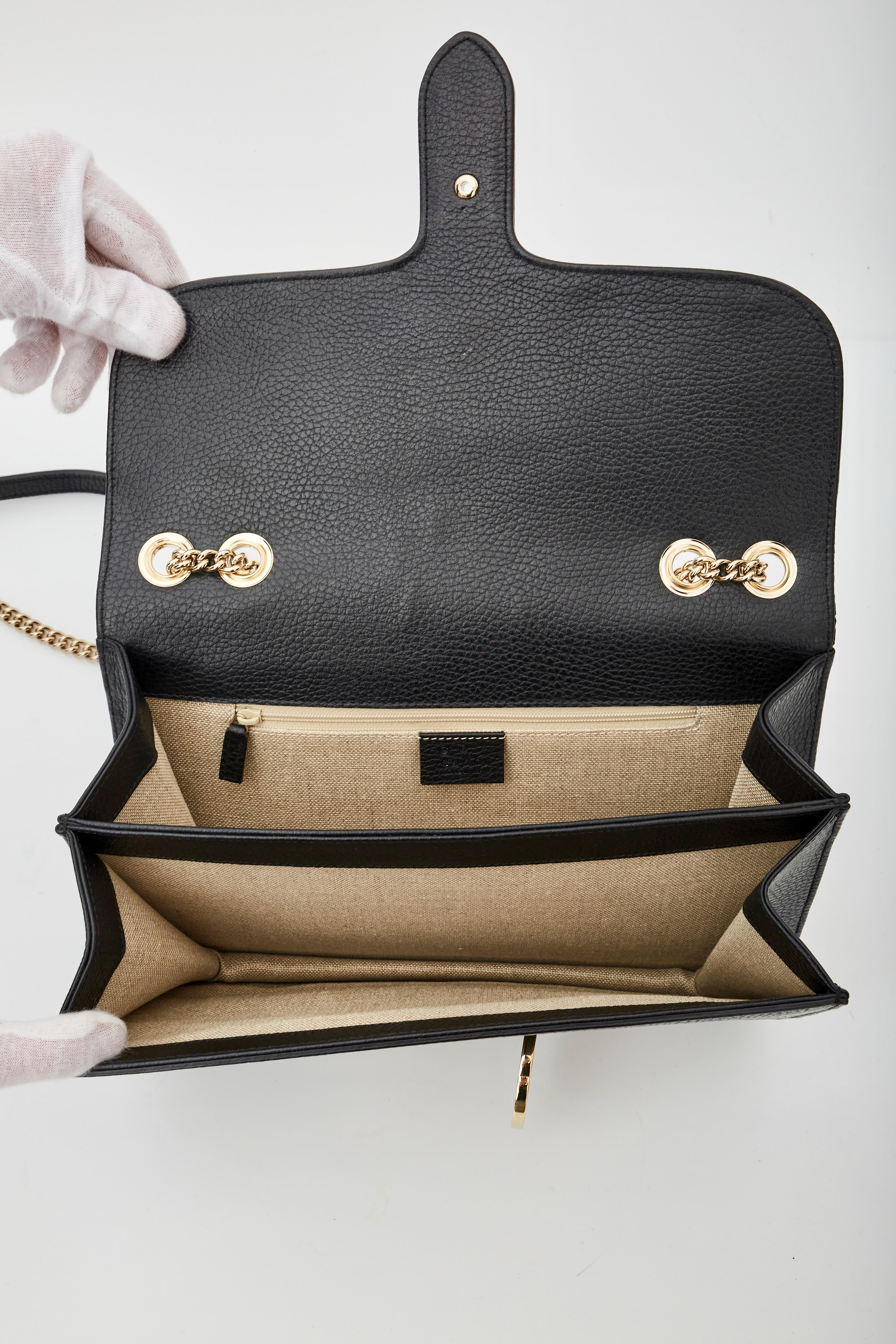 medium black shoulder bag