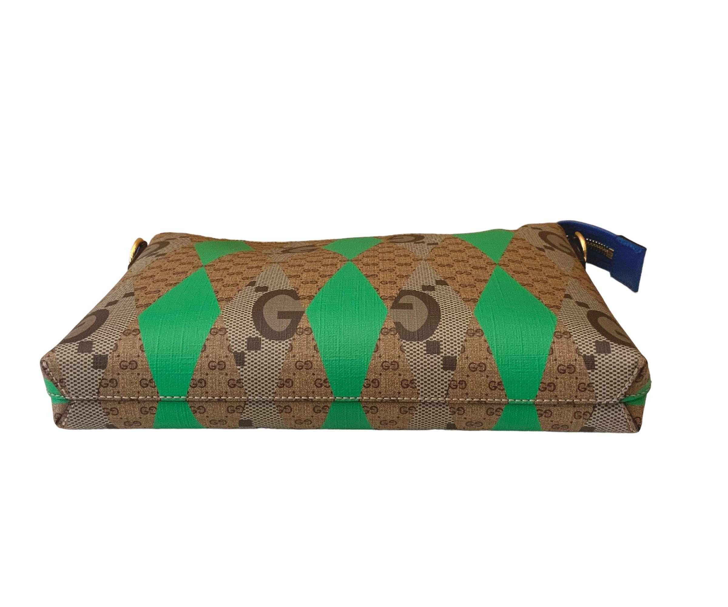 Gucci Medium GG Rhombus Print Messenger Bag 4