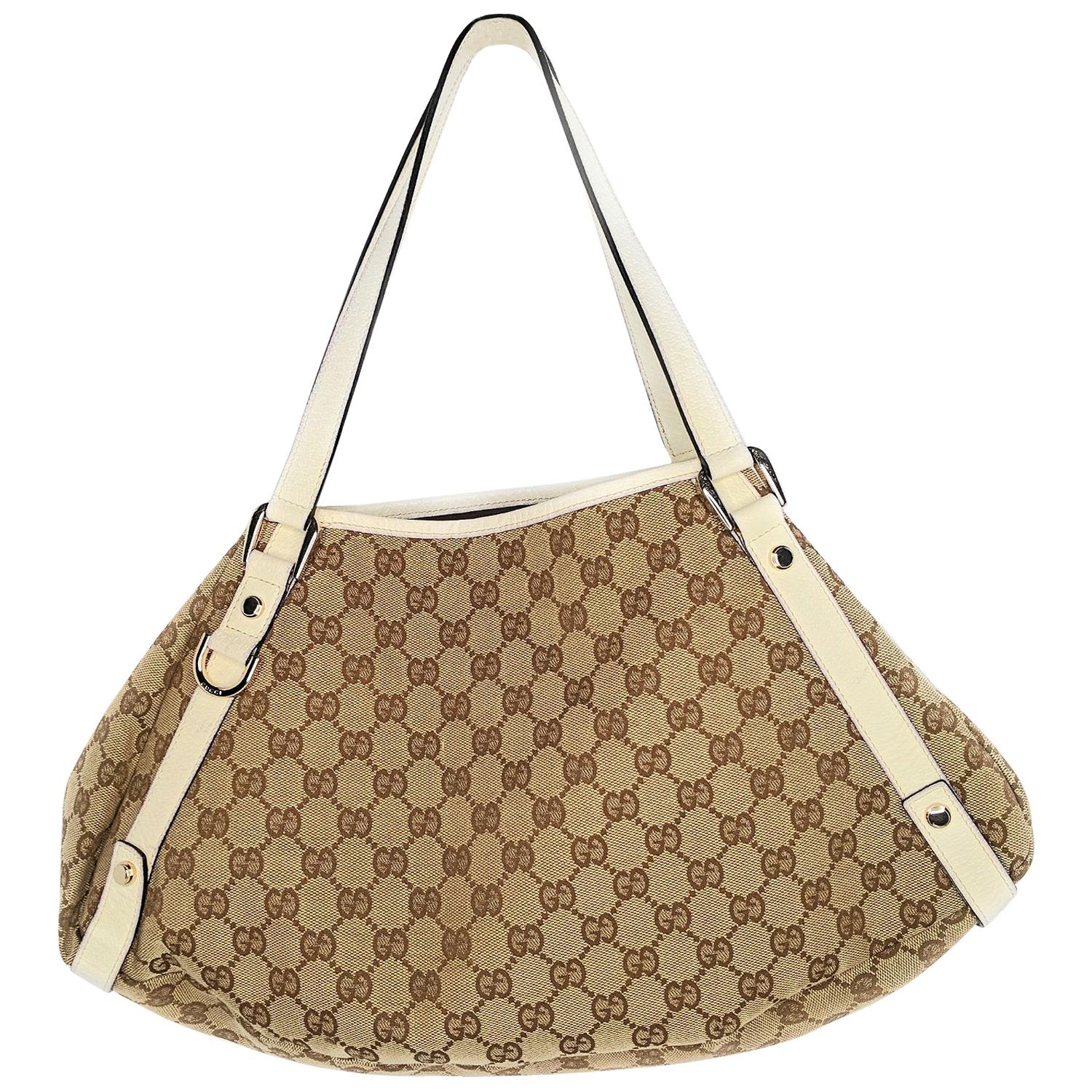 Gucci Medium GG Supreme Canvas Abbey Shoulder Hobo