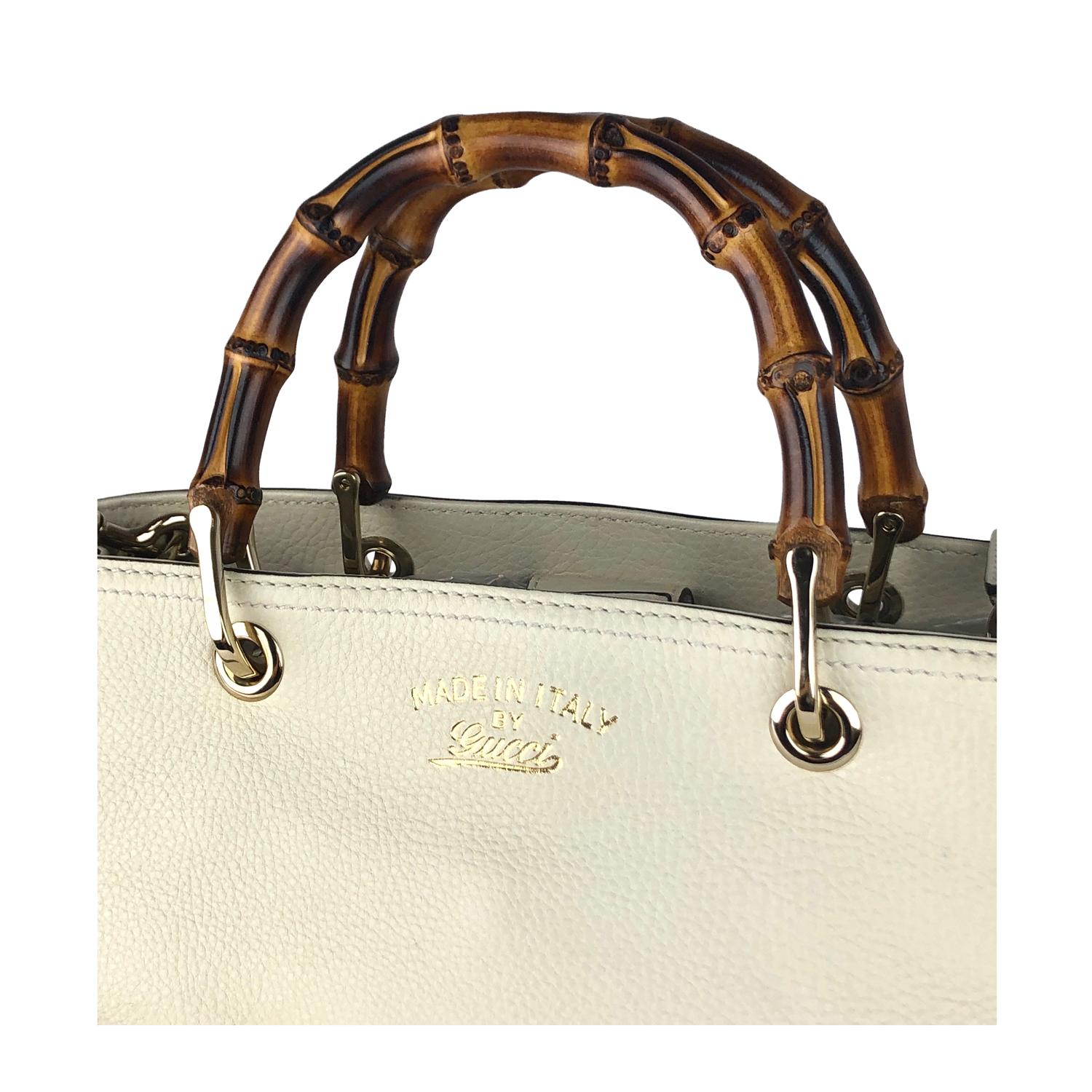 White Gucci Medium Soho Cream Leather Brossbody Bag For Sale