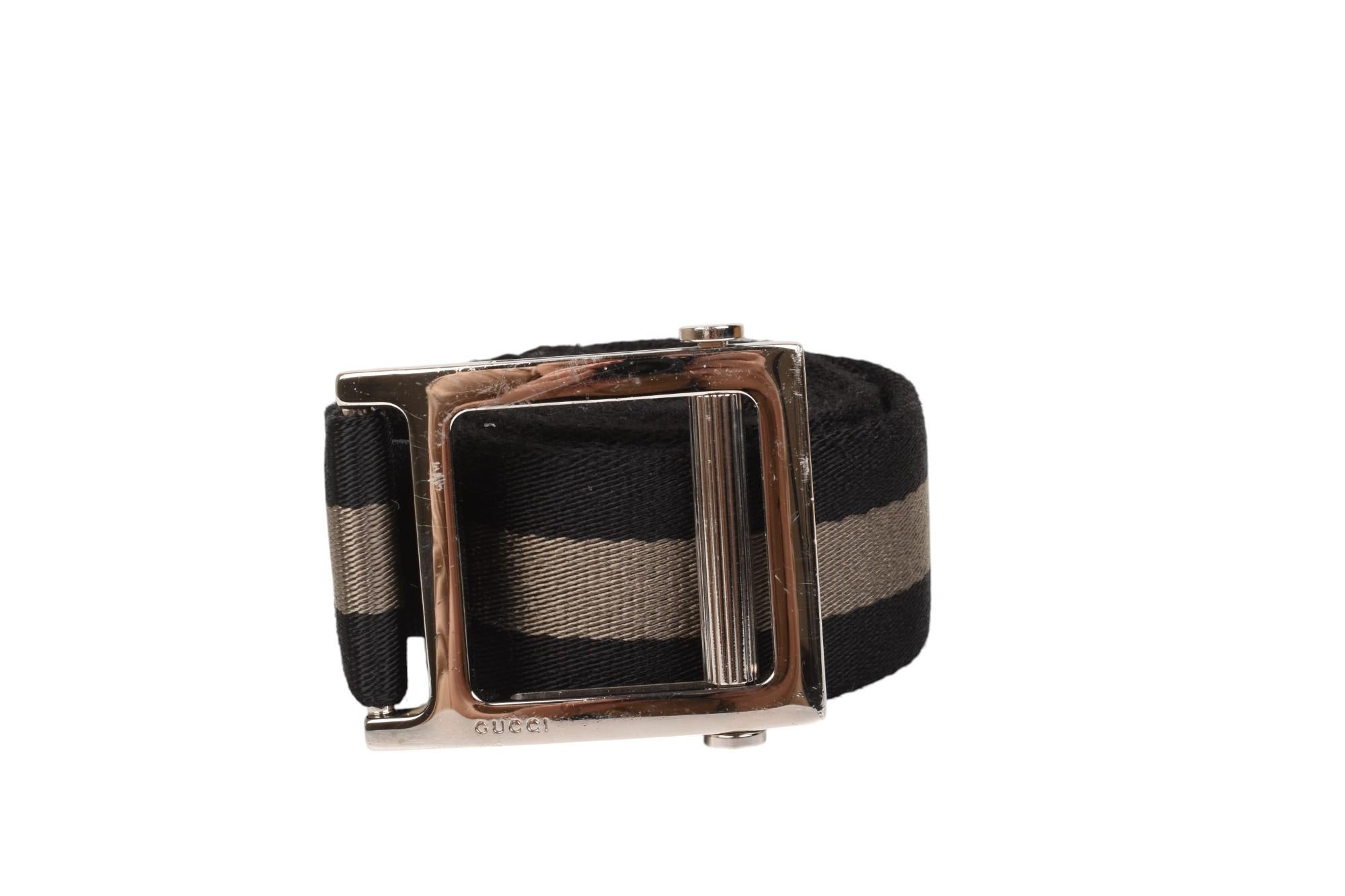 Check my other listings. Have many more designer clothes for sale. Open to any offers.
Item for sale is 100% genuine Gucci striped Men Belt, S1432, KE5
Color: black grey
(An actual color may a bit vary due to individual computer screen