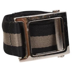 Gucci Men Belt Adjustable Striped Size 95/Medium, S1432