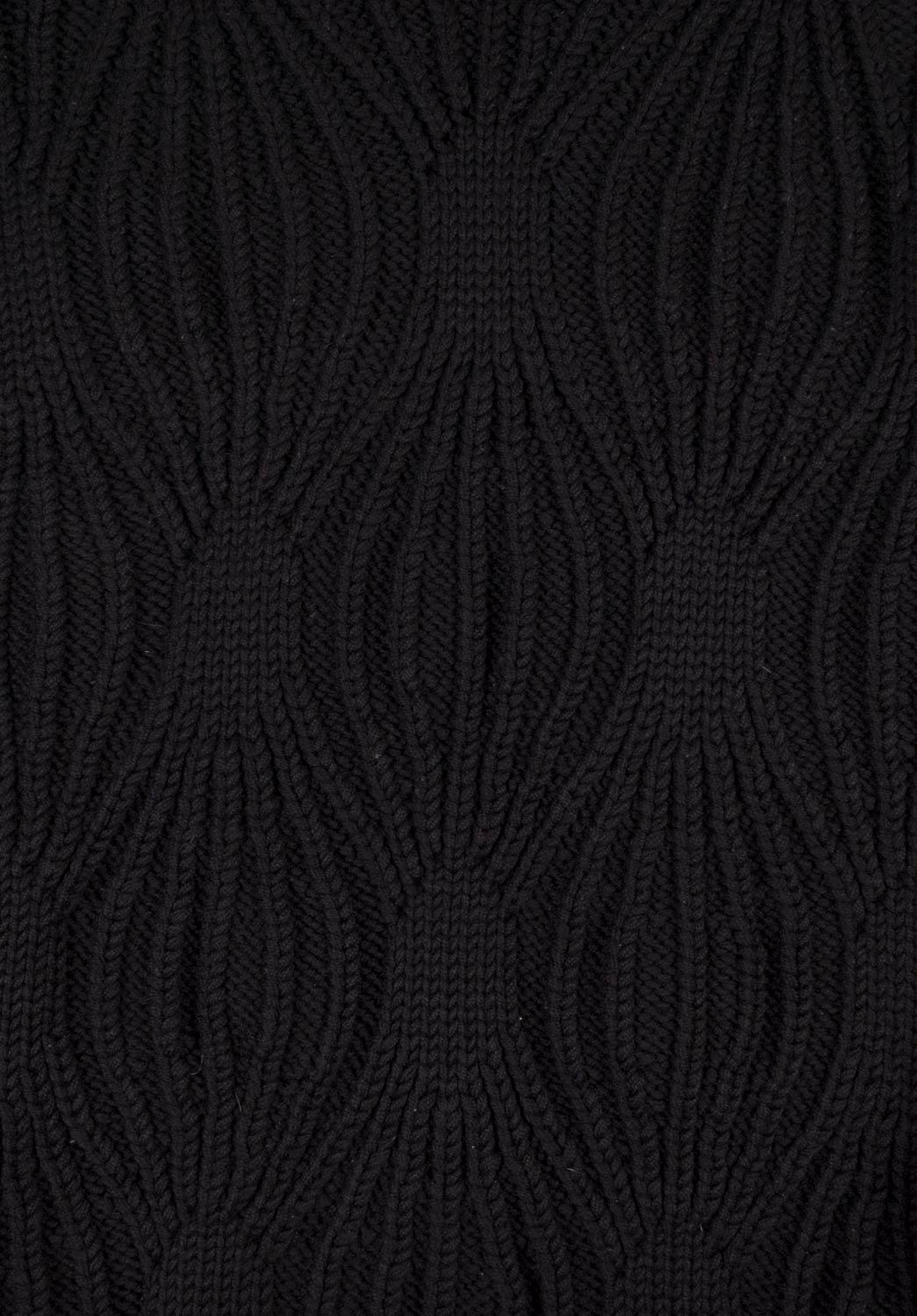 Black Gucci Men Heavy Knit Sweater Runway by Tom Ford Size M