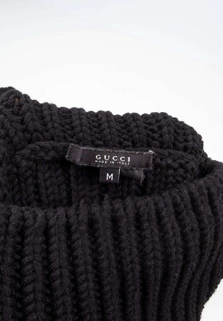 Gucci Men Heavy Knit Sweater Runway by Tom Ford Size M at 1stDibs