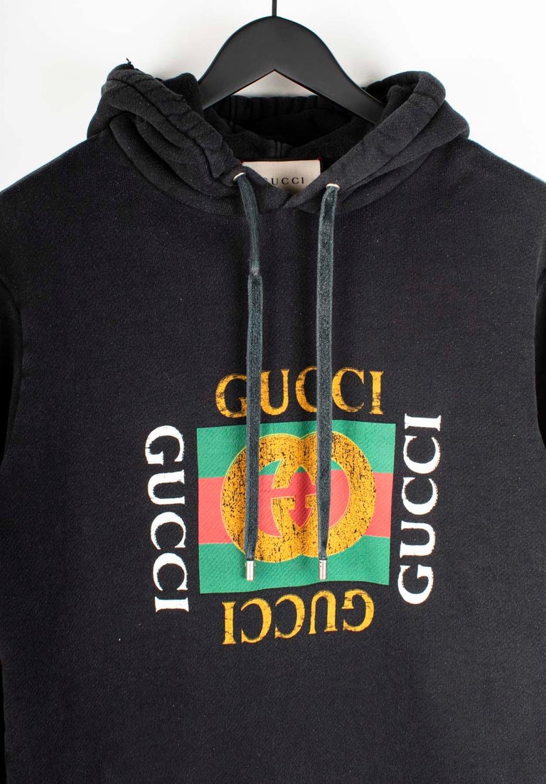 Gucci Men Hoodie Jumper Sweatshirt Taille S/M, S1357 En vente - Main Image