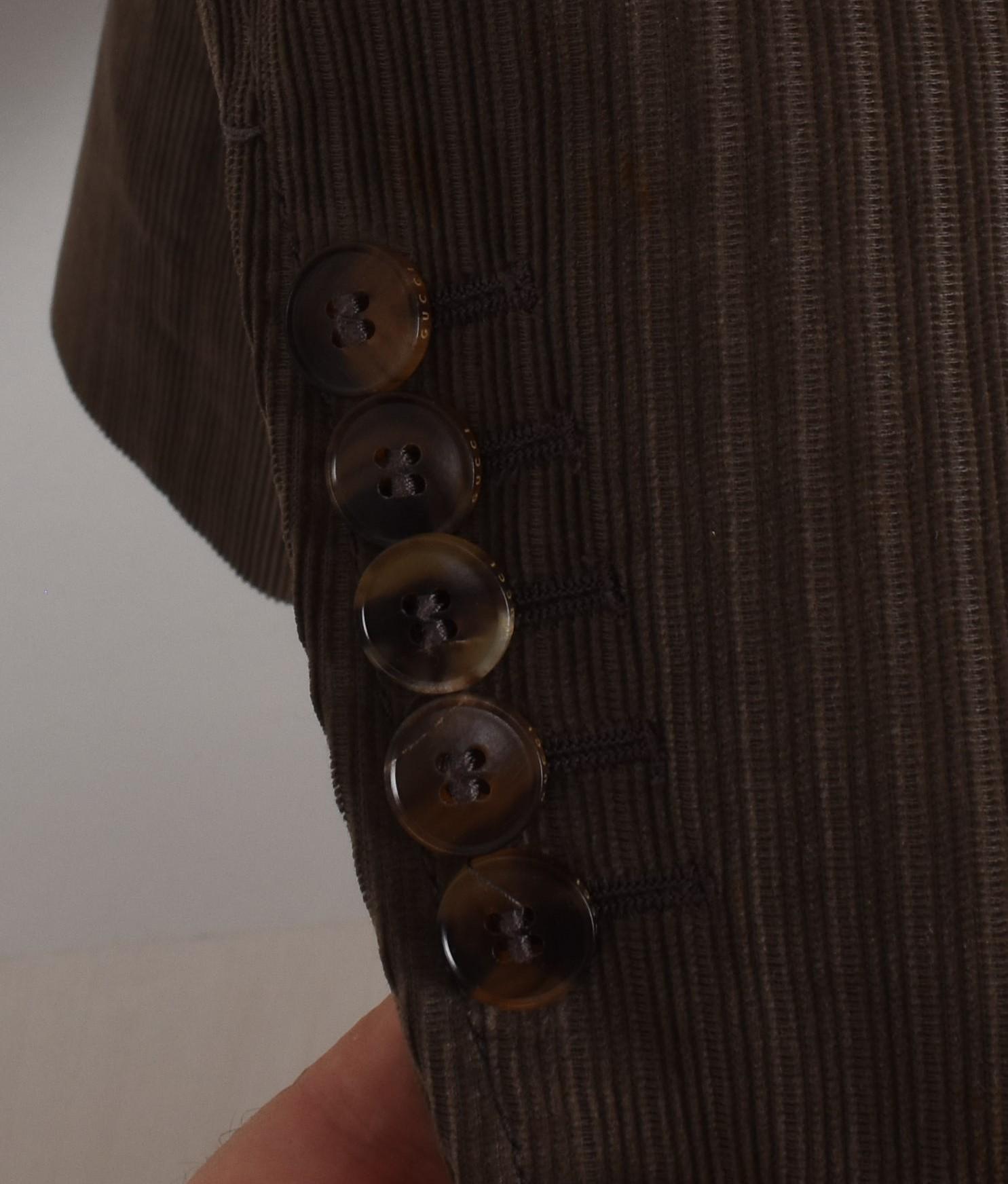 Gucci Herren Jacke Blazer Cord Größe IT50-M/L, S1647 im Angebot 4