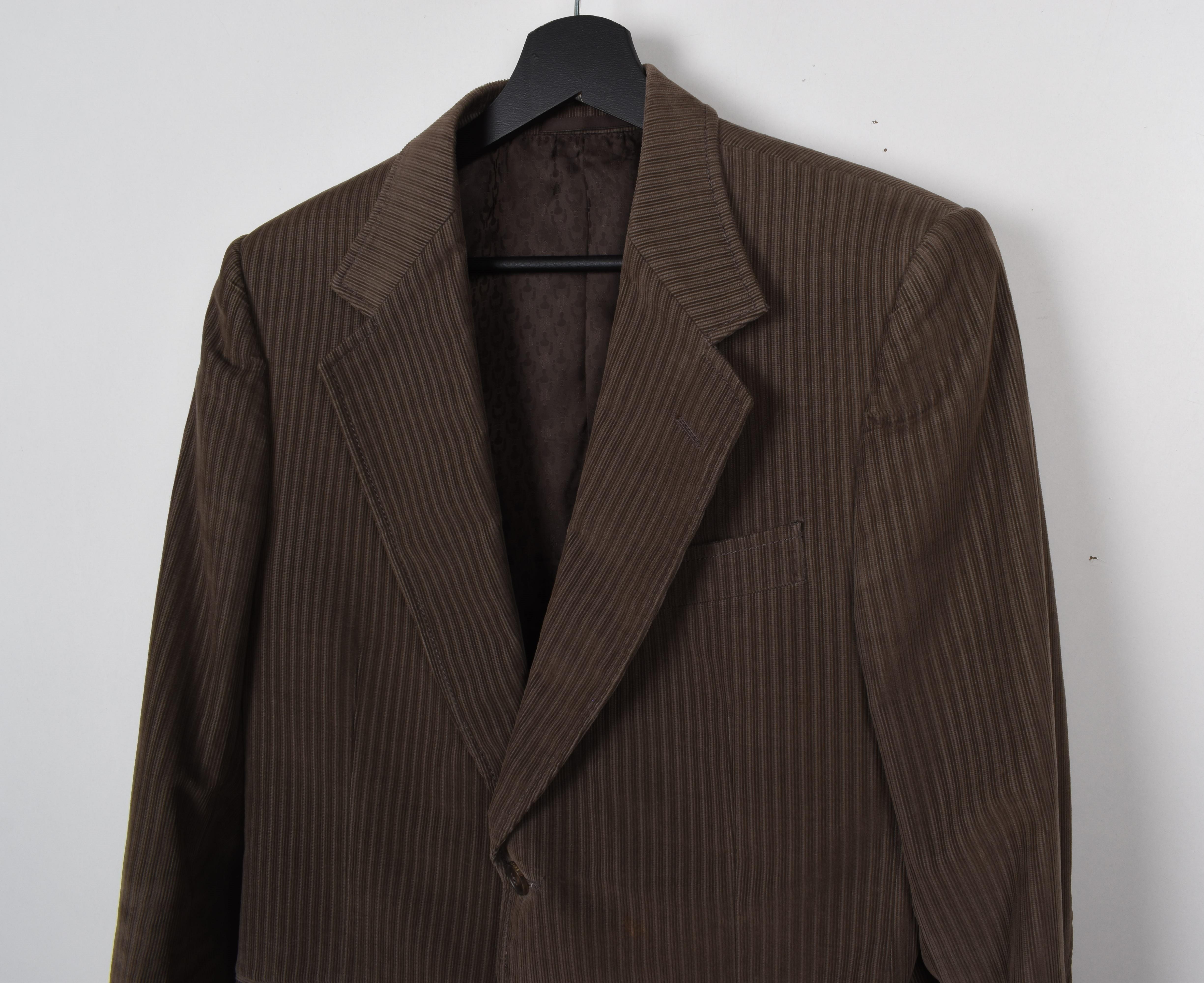 Gucci Herren Jacke Blazer Cord Größe IT50-M/L, S1647 im Angebot 5