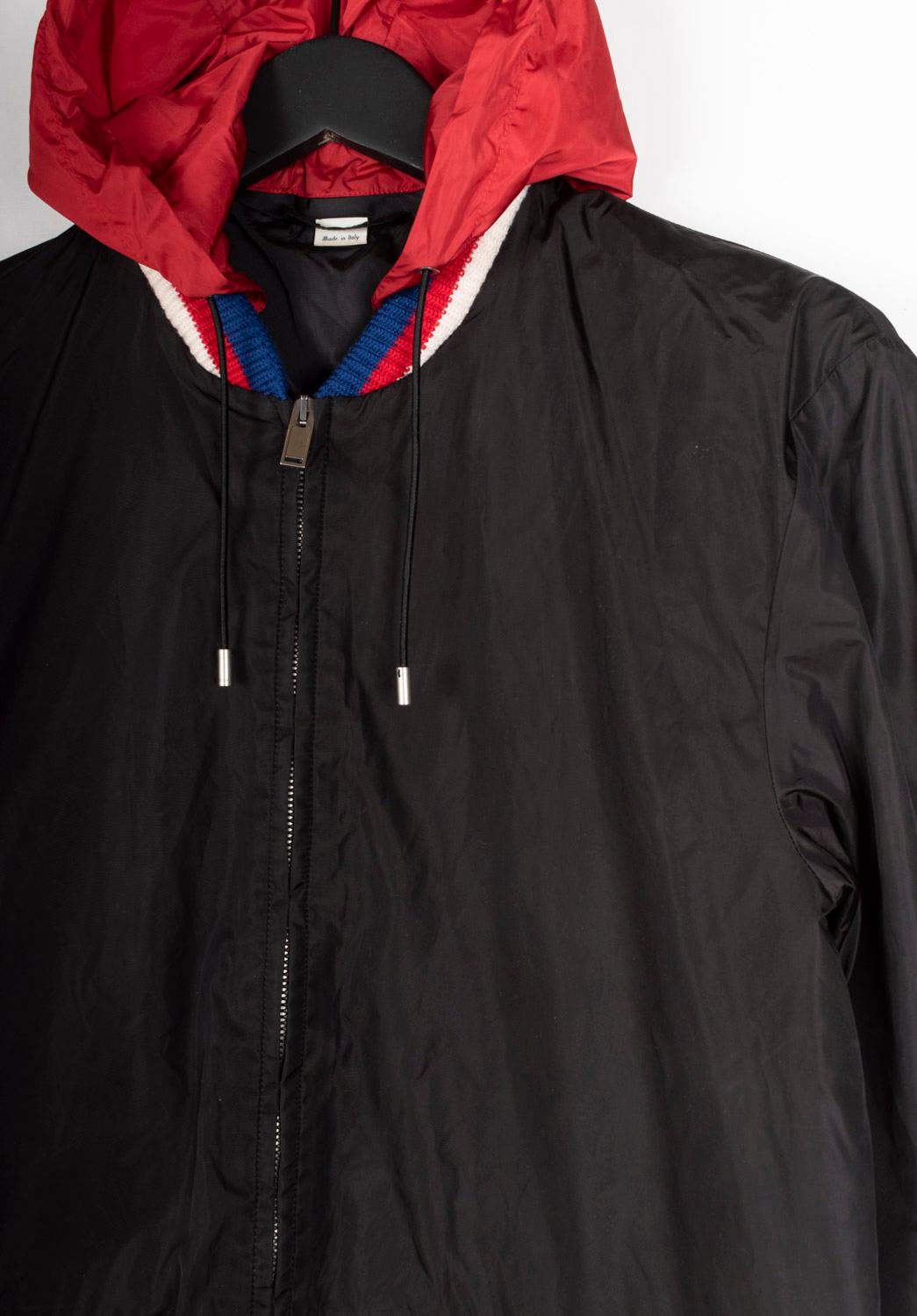 Gucci Giacca Uomo Bomber con Cappuccio Taglia IT48 - M/L, S1356 In condizioni ottime in vendita a Kaunas, LT