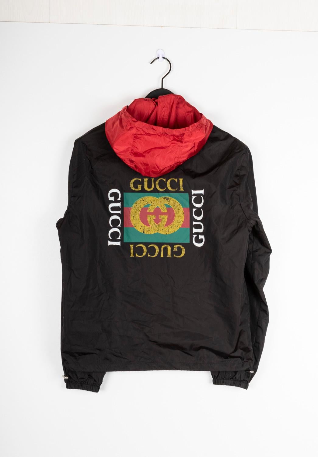 Gucci Giacca Uomo Bomber con Cappuccio Taglia IT48 - M/L, S1356 in vendita 4