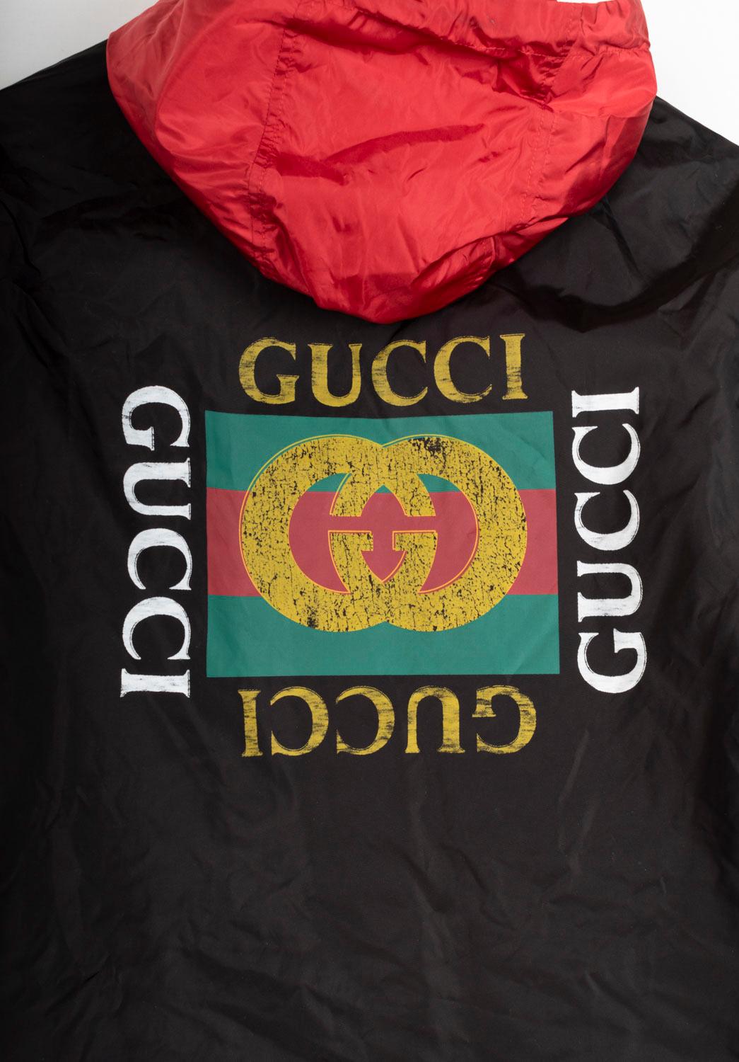 Gucci Giacca Uomo Bomber con Cappuccio Taglia IT48 - M/L, S1356 in vendita 5