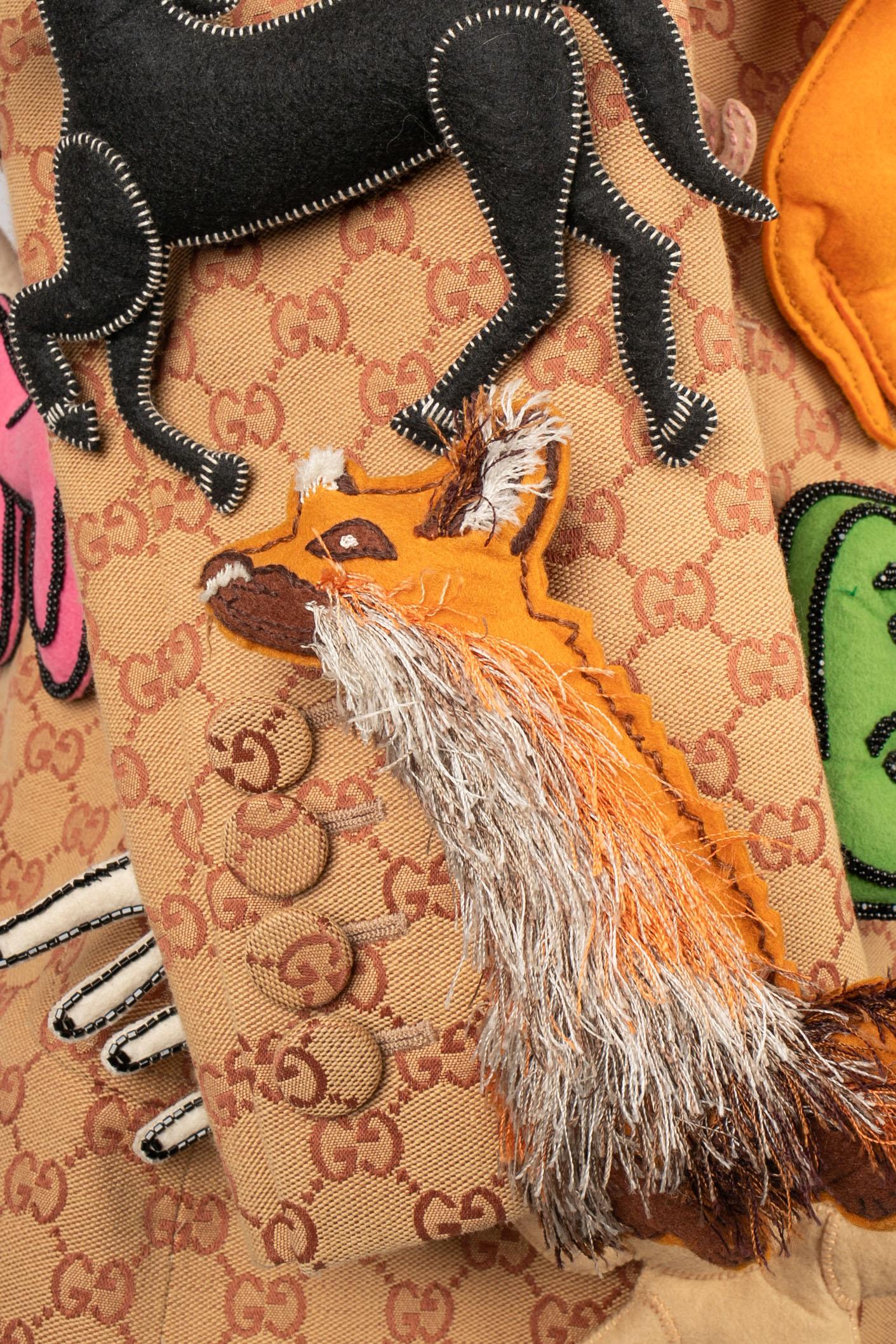 Gucci men jacket 'Flying pig' Limited Edition 2019 For Sale 6