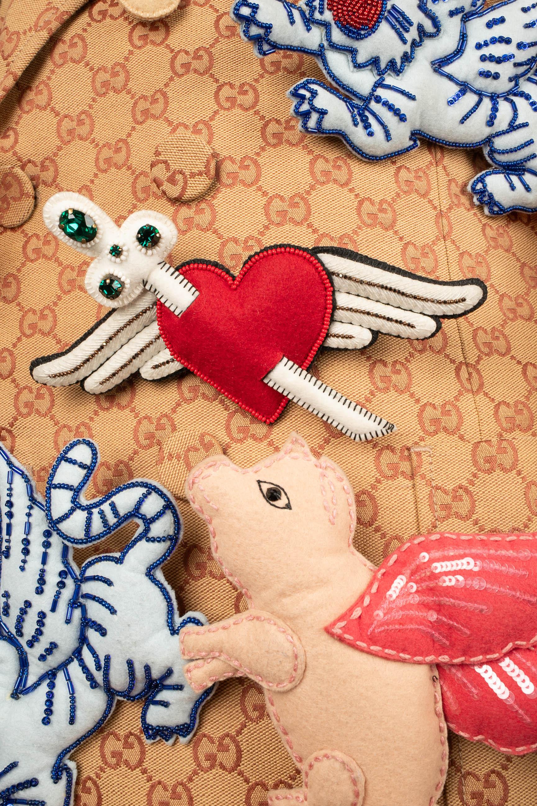 Gucci men jacket 'Flying pig' Limited Edition 2019 For Sale 2