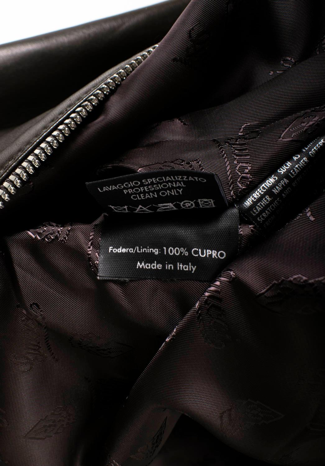 Gucci Giacca Uomo Bomber in Pelle Taglia IT52/Large in vendita 4