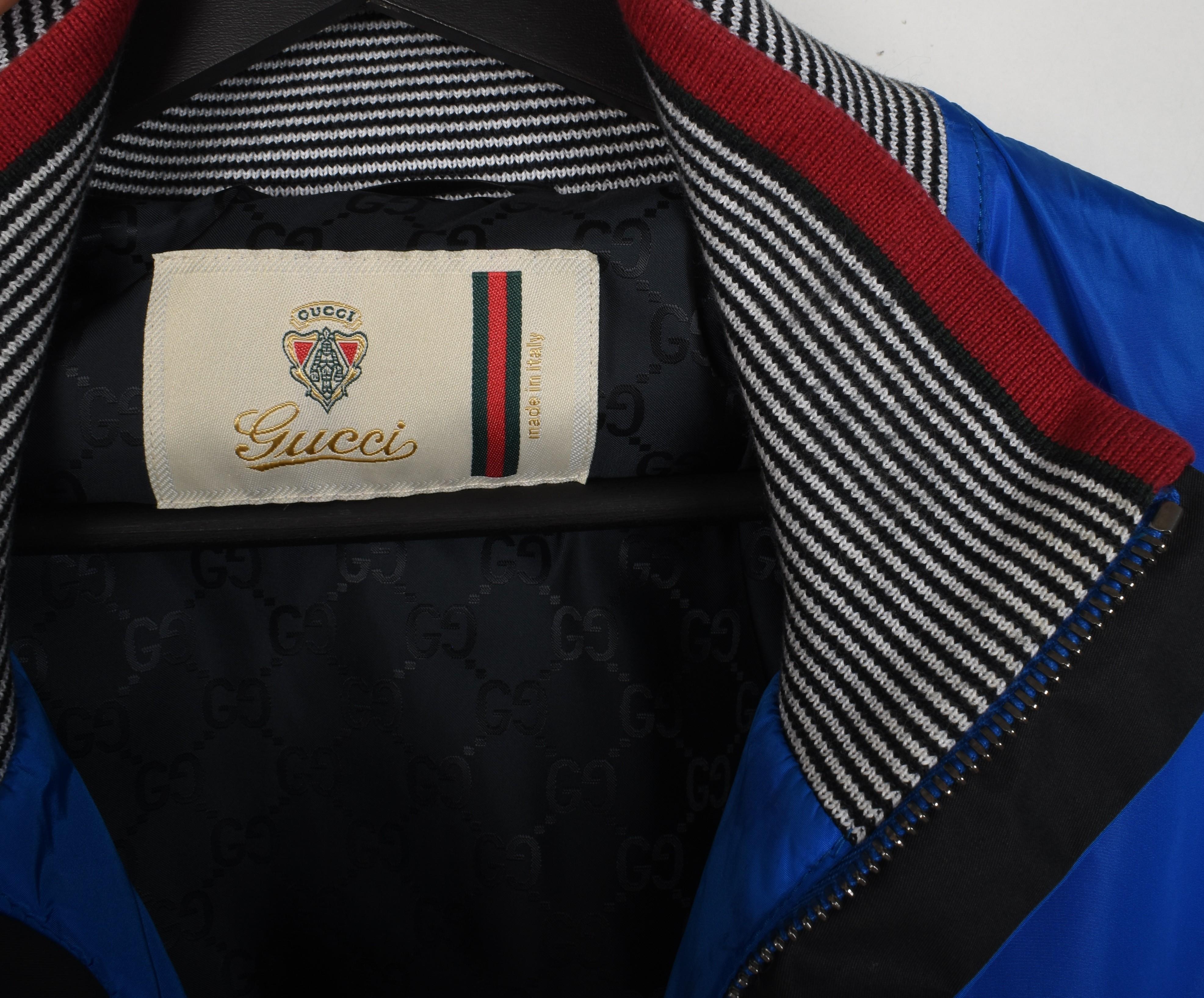 Chaqueta Gucci Hombre Bomber Acolchada Protección Viento Talla ITA46/M, S1434 en venta 2