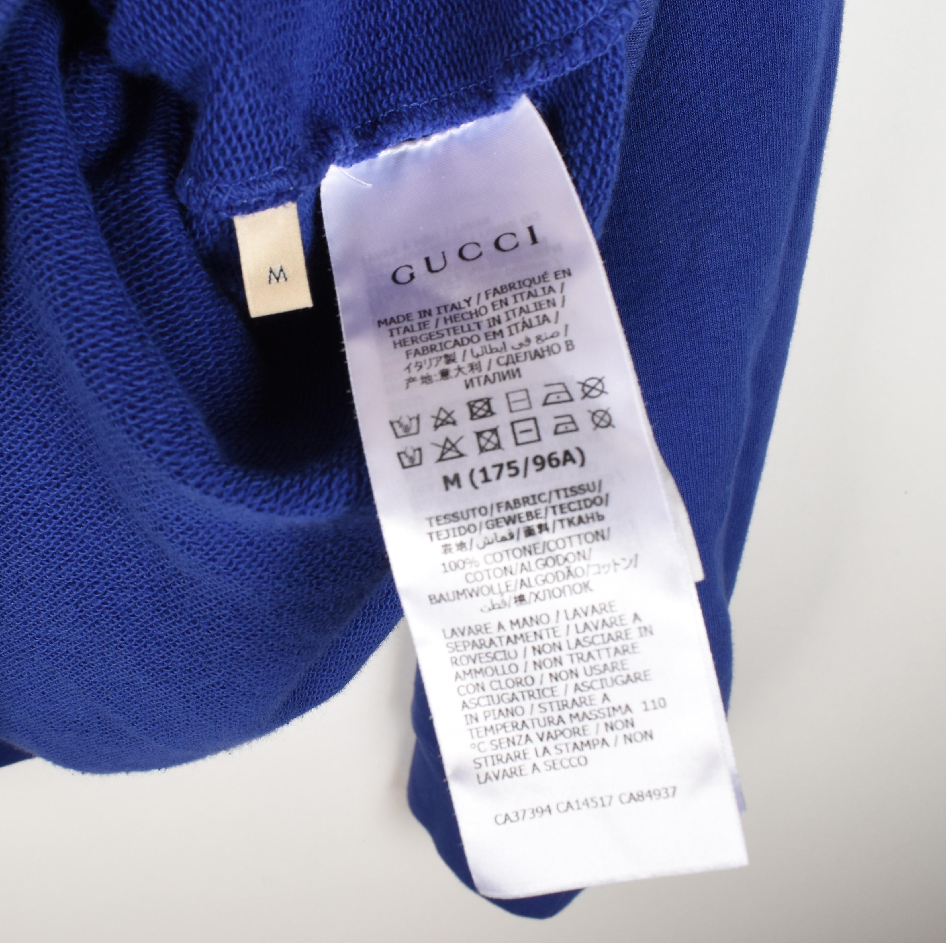 Jersey Gucci Hombre Cuello Redondo Talla M, S13691 Púrpura en venta