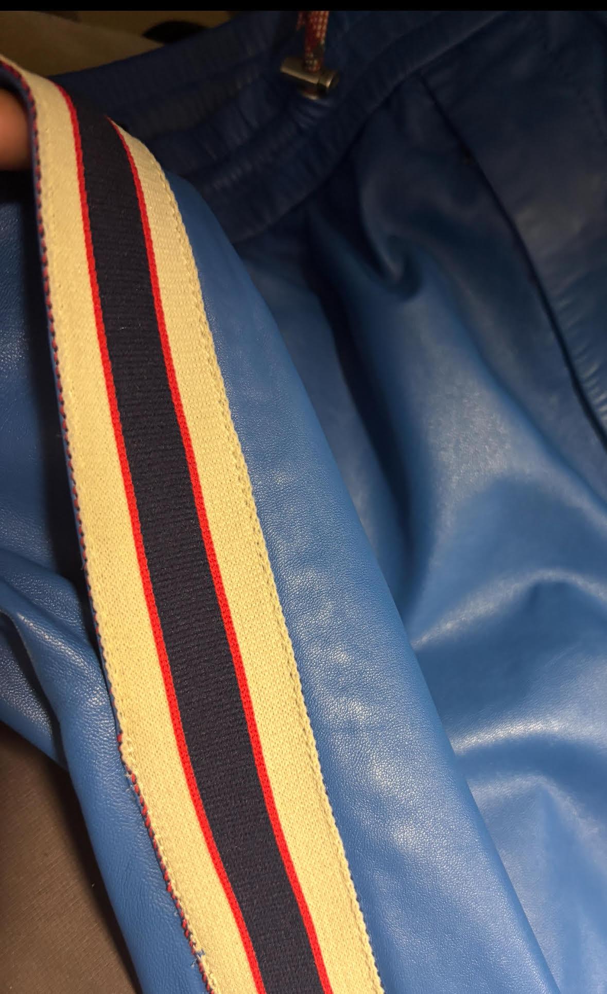 Gucci Herren Lederhosen Casual Größe IT48-M/L, S1484 im Angebot 5
