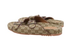 Gucci Men Monogram Sandals Slippers Summer 2Shoes Size EUR43, USA 9 ½, S2102