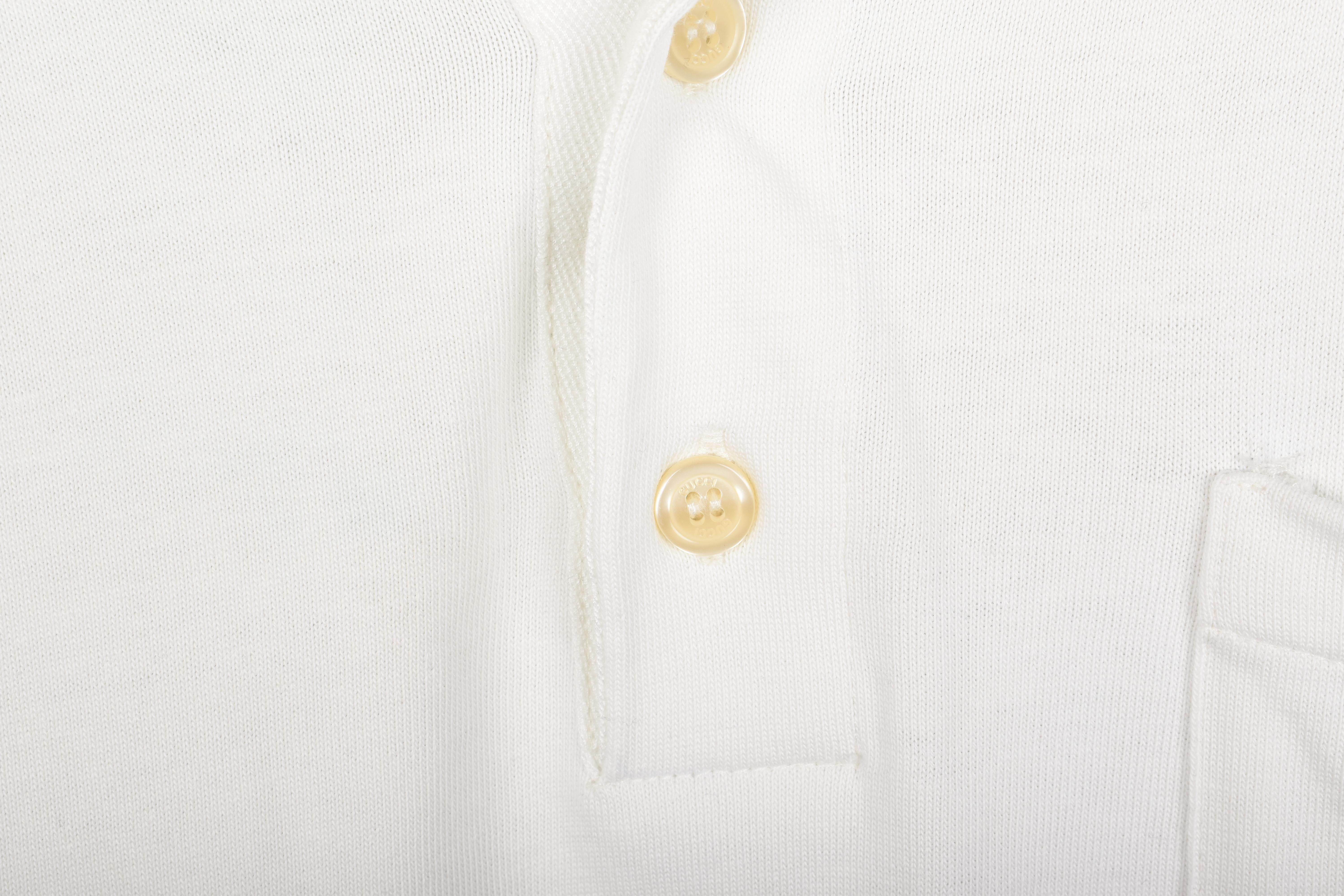 Gucci Herren Poloshirt Top Oversized Fit Größe M/L, S1478 im Angebot 8