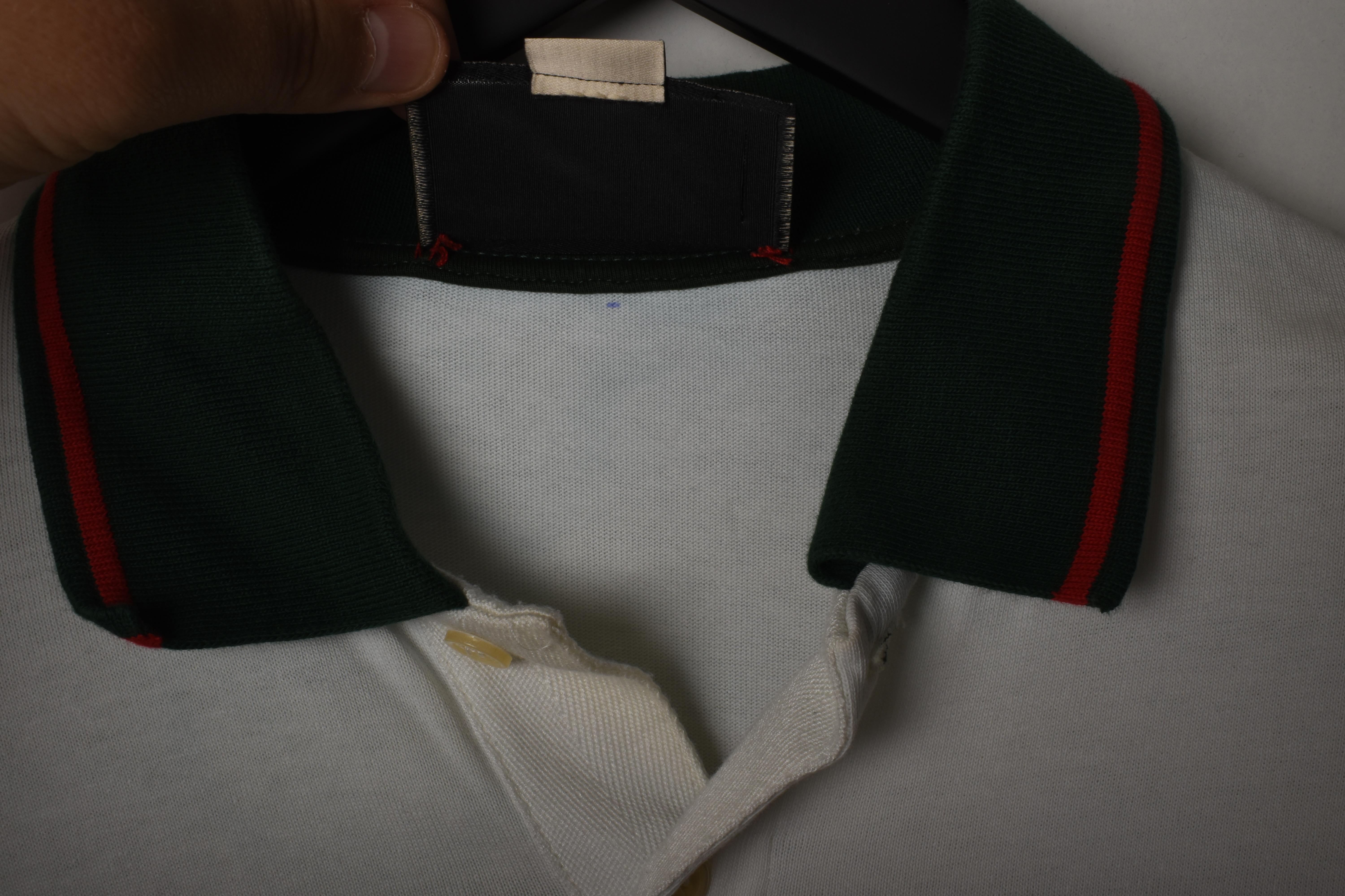 Gucci Herren Poloshirt Top Oversized Fit Größe M/L, S1478 im Angebot 4