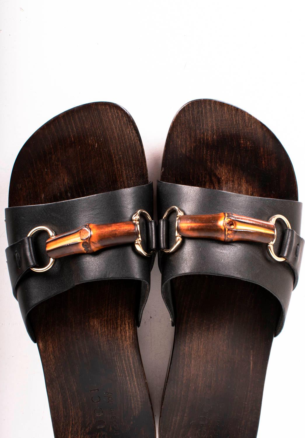Gucci Chaussures Homme Mules Lourdes Taille EUR 41 ½, UK7 1/2, USA8 1/2 Excellent état - En vente à Kaunas, LT