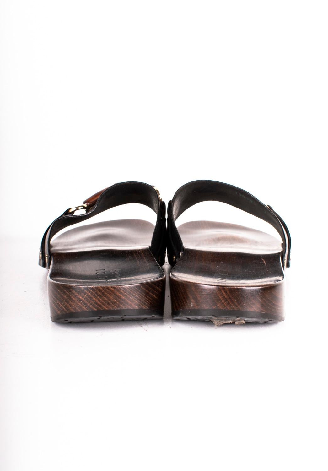 Gucci Chaussures Homme Mules Lourdes Taille EUR 41 ½, UK7 1/2, USA8 1/2 en vente 1