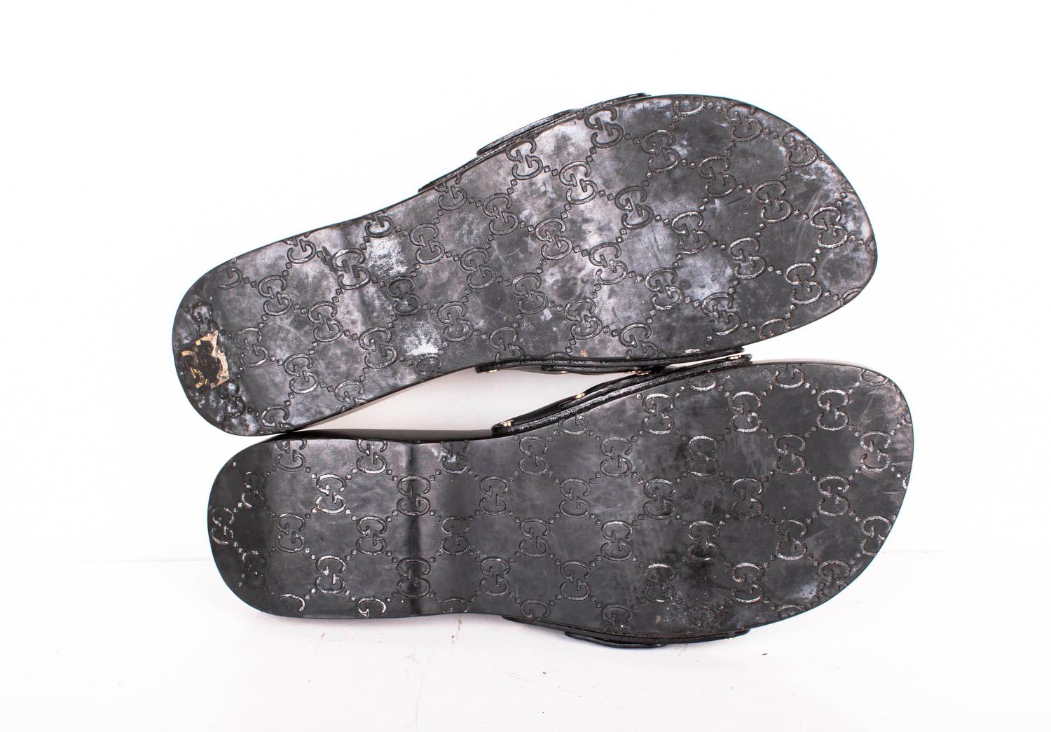 Gucci Chaussures Homme Mules Lourdes Taille EUR 41 ½, UK7 1/2, USA8 1/2 en vente 2