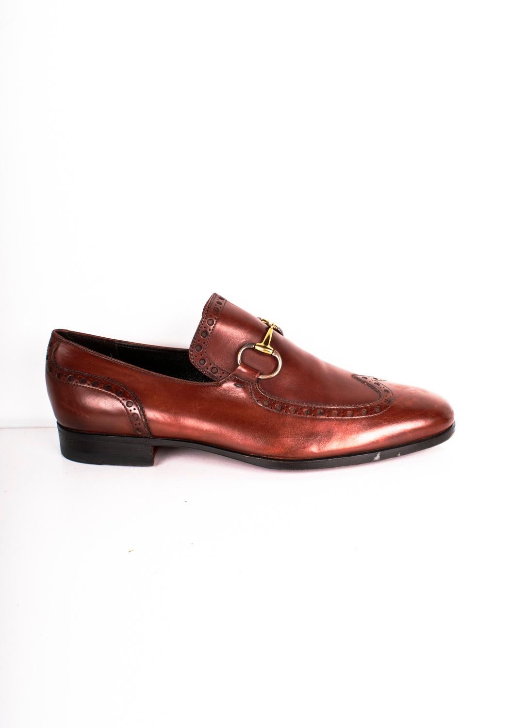 Zapatos Hombre Gucci Horsebit Talla 41EUR, UK6 ½, USA 7 1/2 Marrón en venta