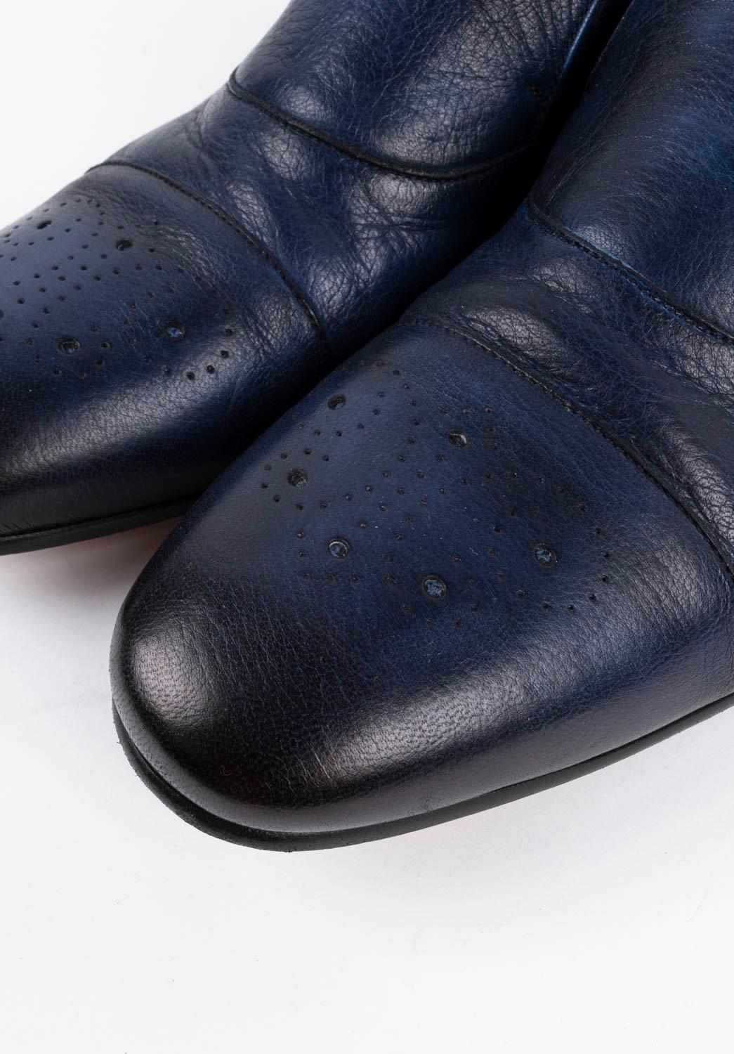 Gucci Scarpe Uomo Mocassini Pelle di Cervo Bespoke by Gucci Taglia EUR42 USA 8 1/2 in vendita 1