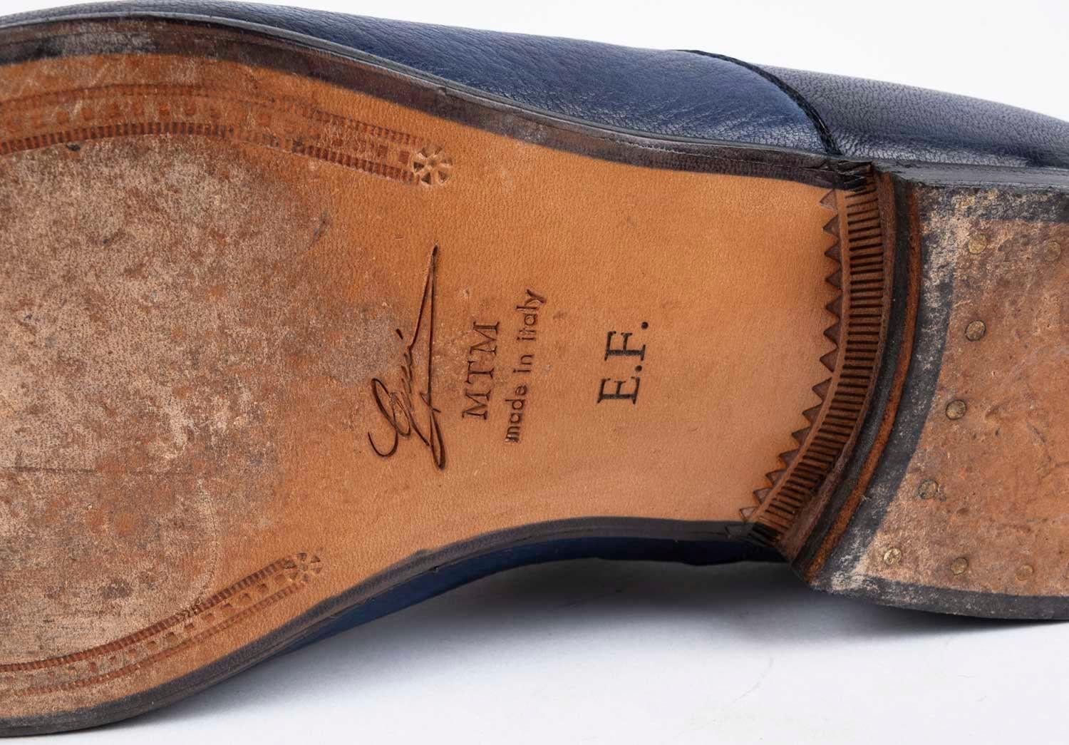 Gucci Scarpe Uomo Mocassini Pelle di Cervo Bespoke by Gucci Taglia EUR42 USA 8 1/2 in vendita 4