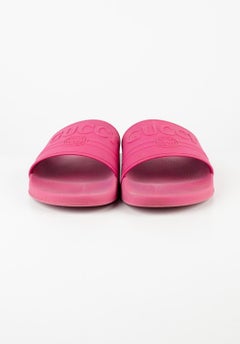 Gucci Men Slides Casual Summer Rubber Men Size USA8, EUR41/42, UK7, S831