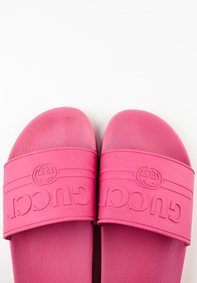 Gucci Men Slides Casual Summer Rubber Men Size USA8, EUR41/42, UK7