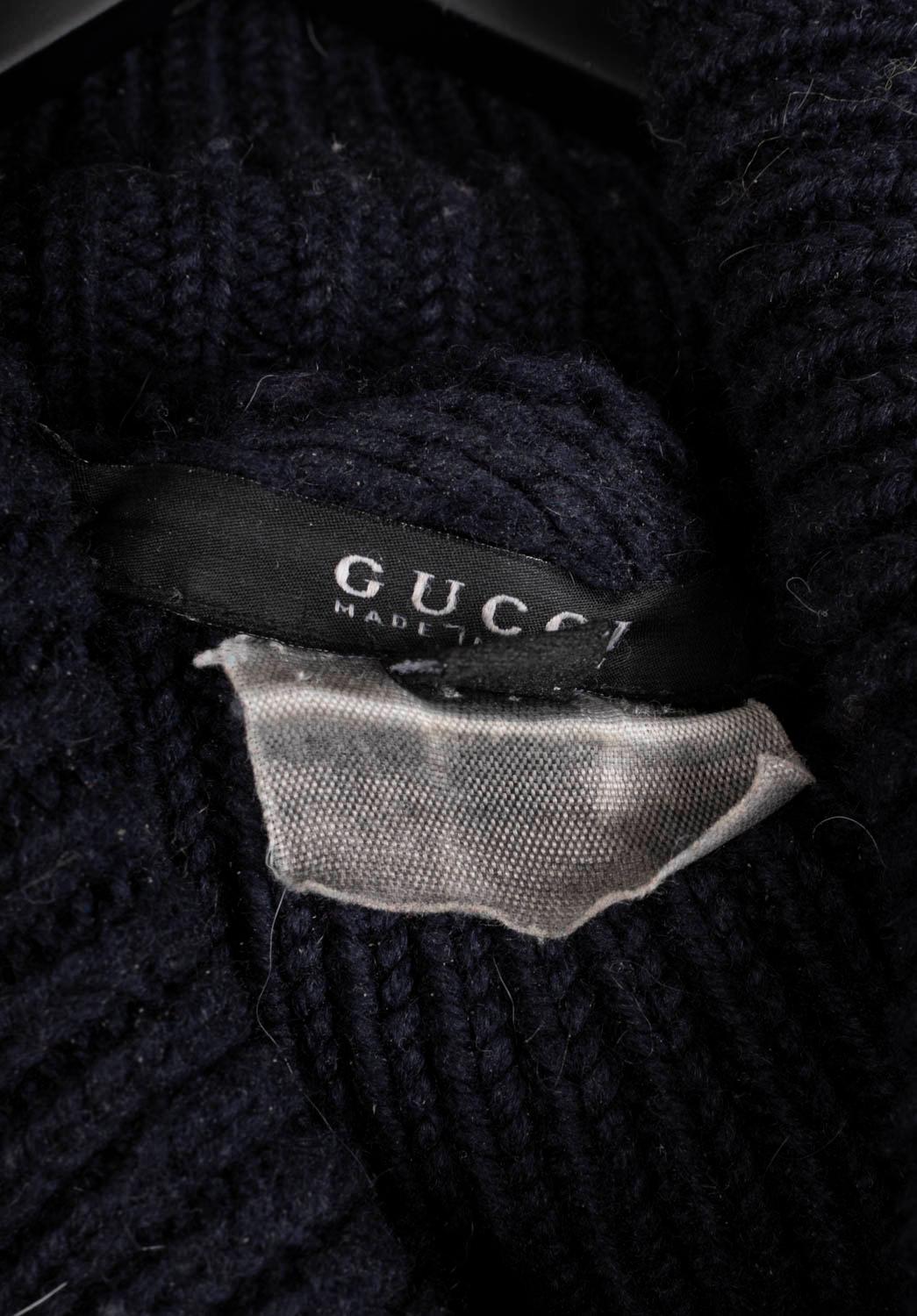 Gucci Herrenpullover von Tom Ford Vintage mit Schildkrötenhalsausschnitt Größe M, S1335 im Angebot 4
