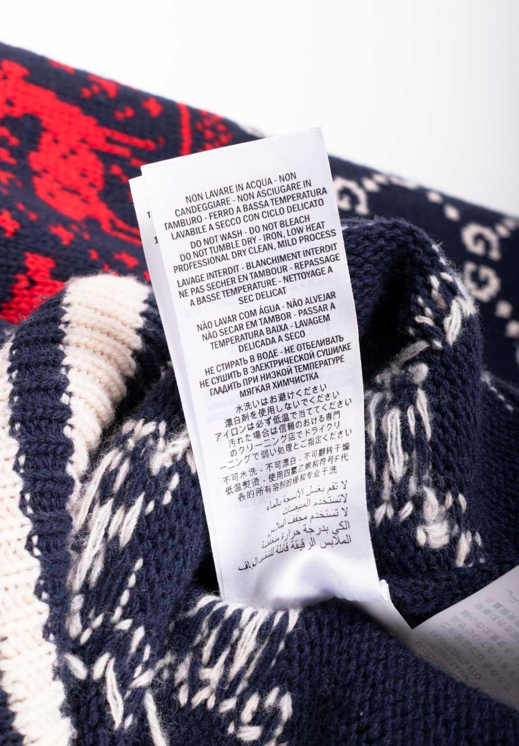Gucci Men Sweater Knit GG Size M, S1341 For Sale 5