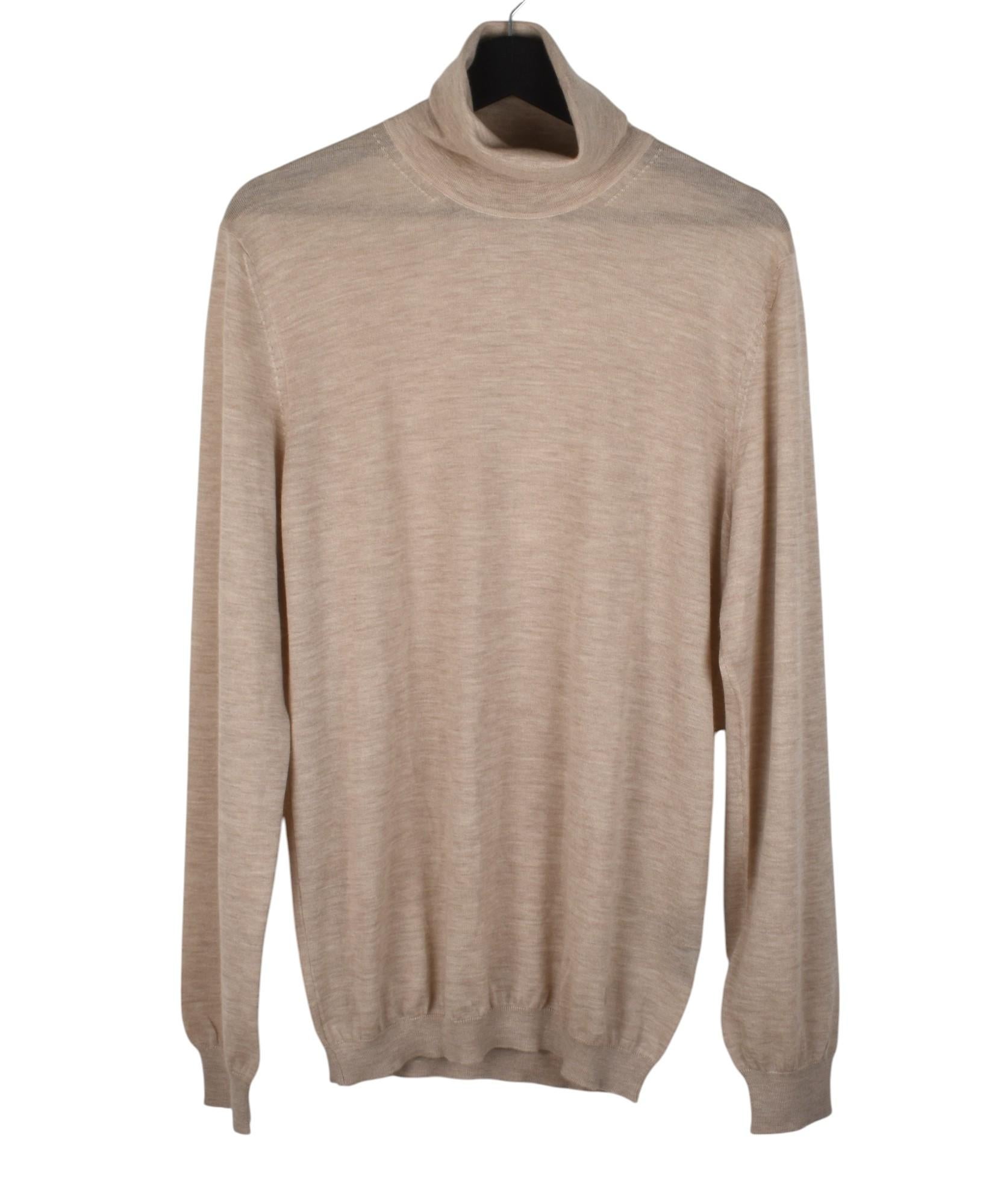 Gucci Uomo Maglione a collo alto in puro cashmere taglia XL, S1363