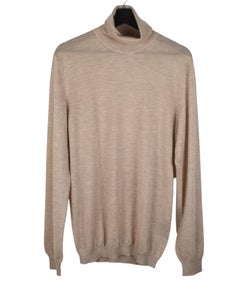 Gucci Men Sweater Pure Cashmere Turtleneck Size XL, S1363