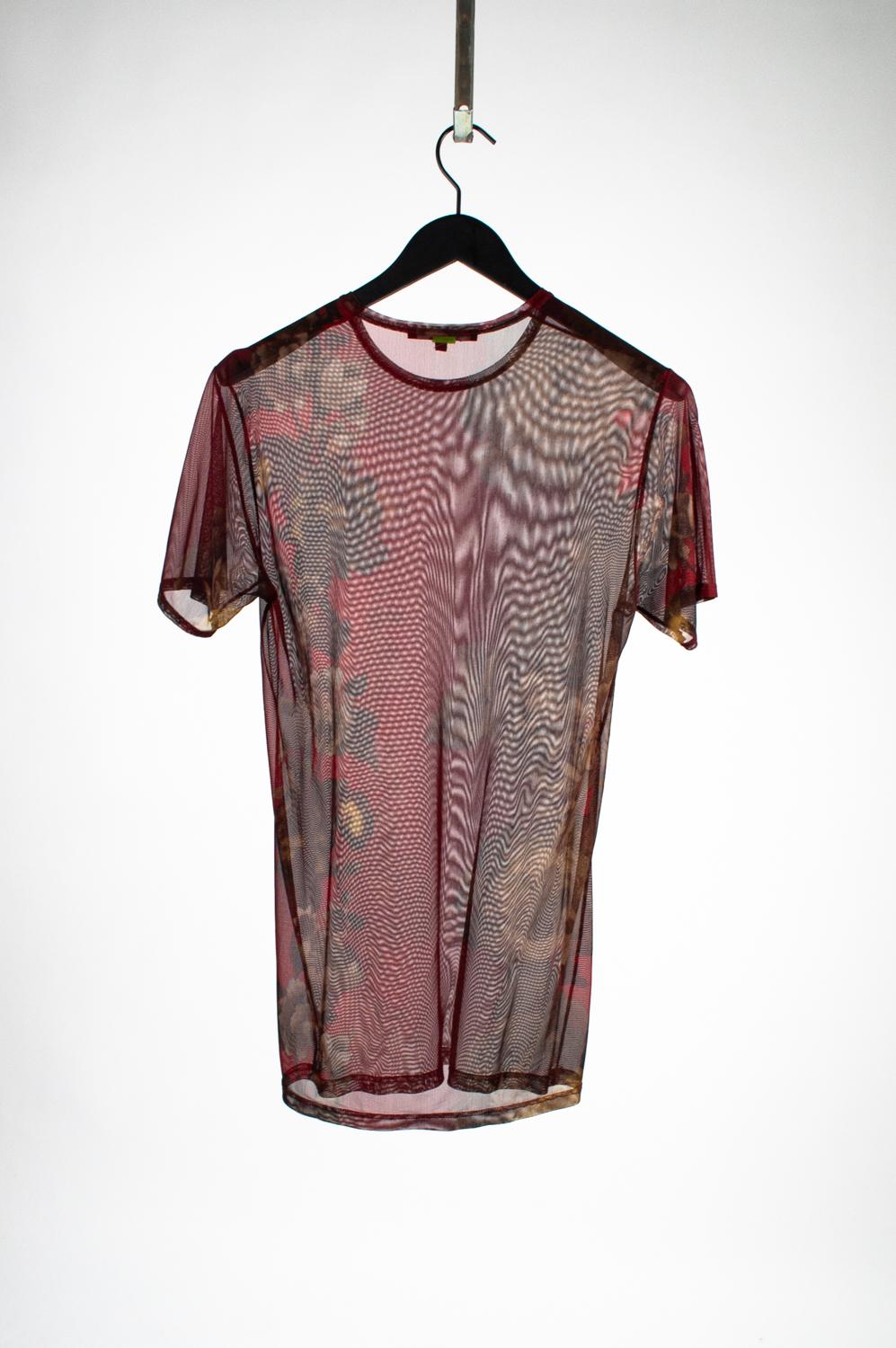Men's Gucci Men T-Shirt Floral Mesh Slim Transparent by Tom Ford Size XL  For Sale