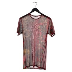 Gucci Men T-Shirt Floral Mesh Slim Transparent by Tom Ford Size XL 