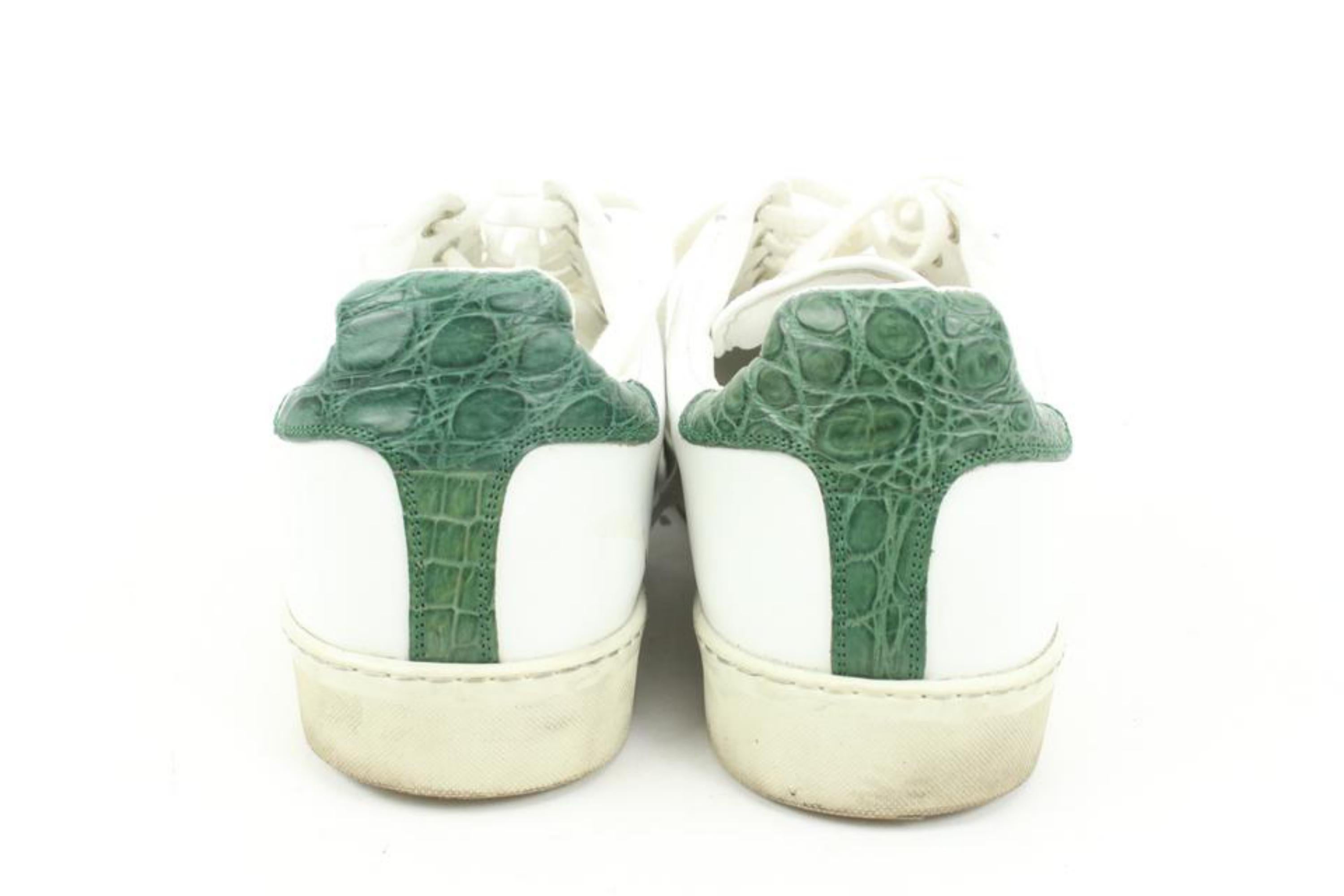 Gucci Men's 9.5 US White Web Ace Sneaker 87g24s For Sale 1