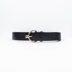 Gucci Men's Black Leather Belt M/L Excellent Condition Versatile Style