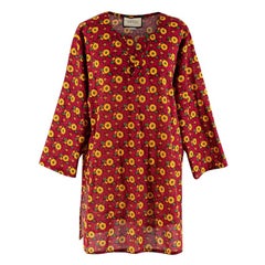 Gucci Men's Floral-Print Cotton-Muslin Tunic - Us Size 40