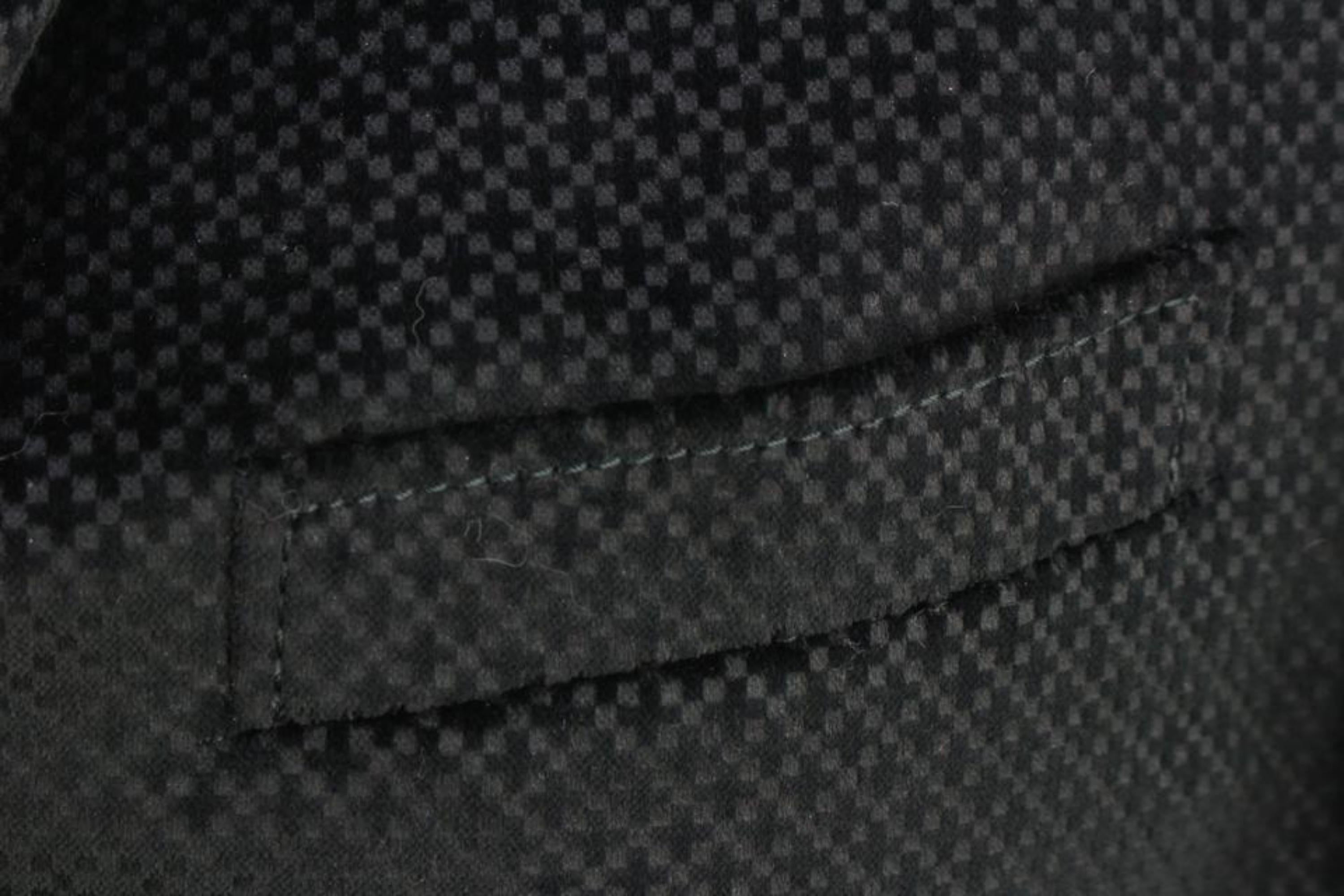 Gucci Men's Large Black Diamante Velvet Formal Smoking Jacket 125g27 For Sale 6
