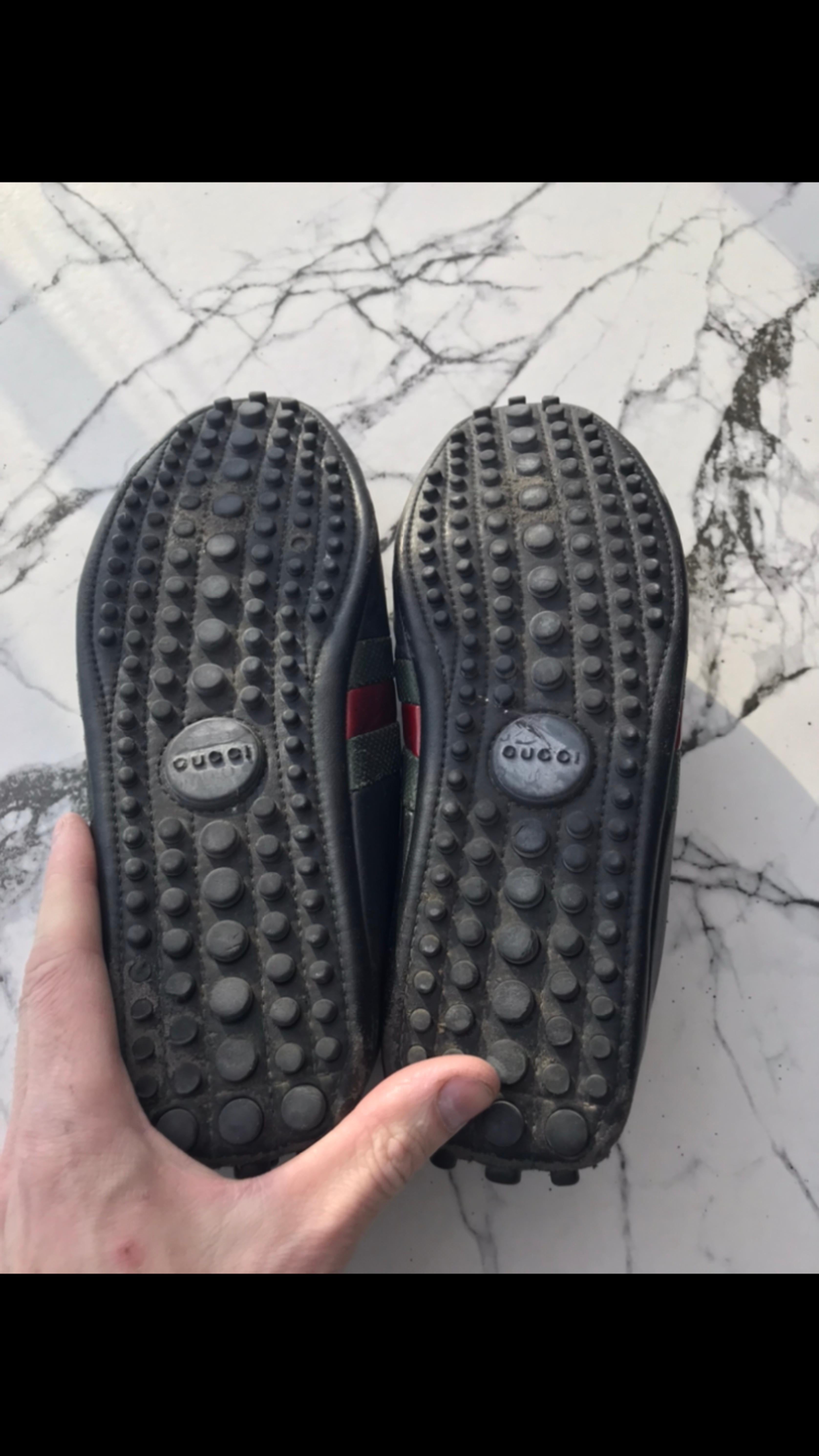 Leather gucci men's sneakers For Sale