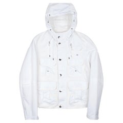 Gucci Men's Transparent Multipocket Jacket, White, IT48 Medium