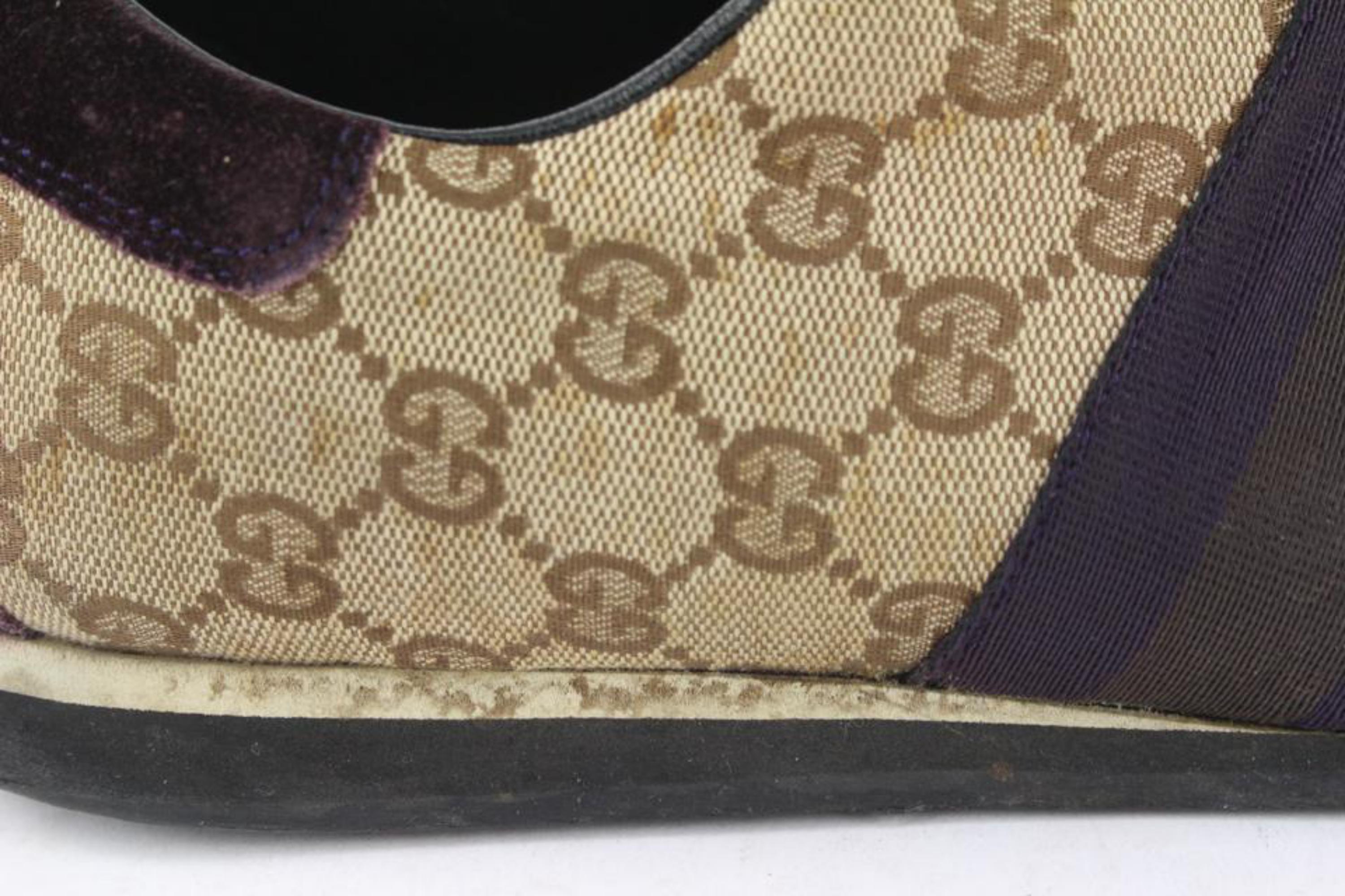 Gucci Men's US 12.5 Monogram GG Web Sneaker  1GG415G 4