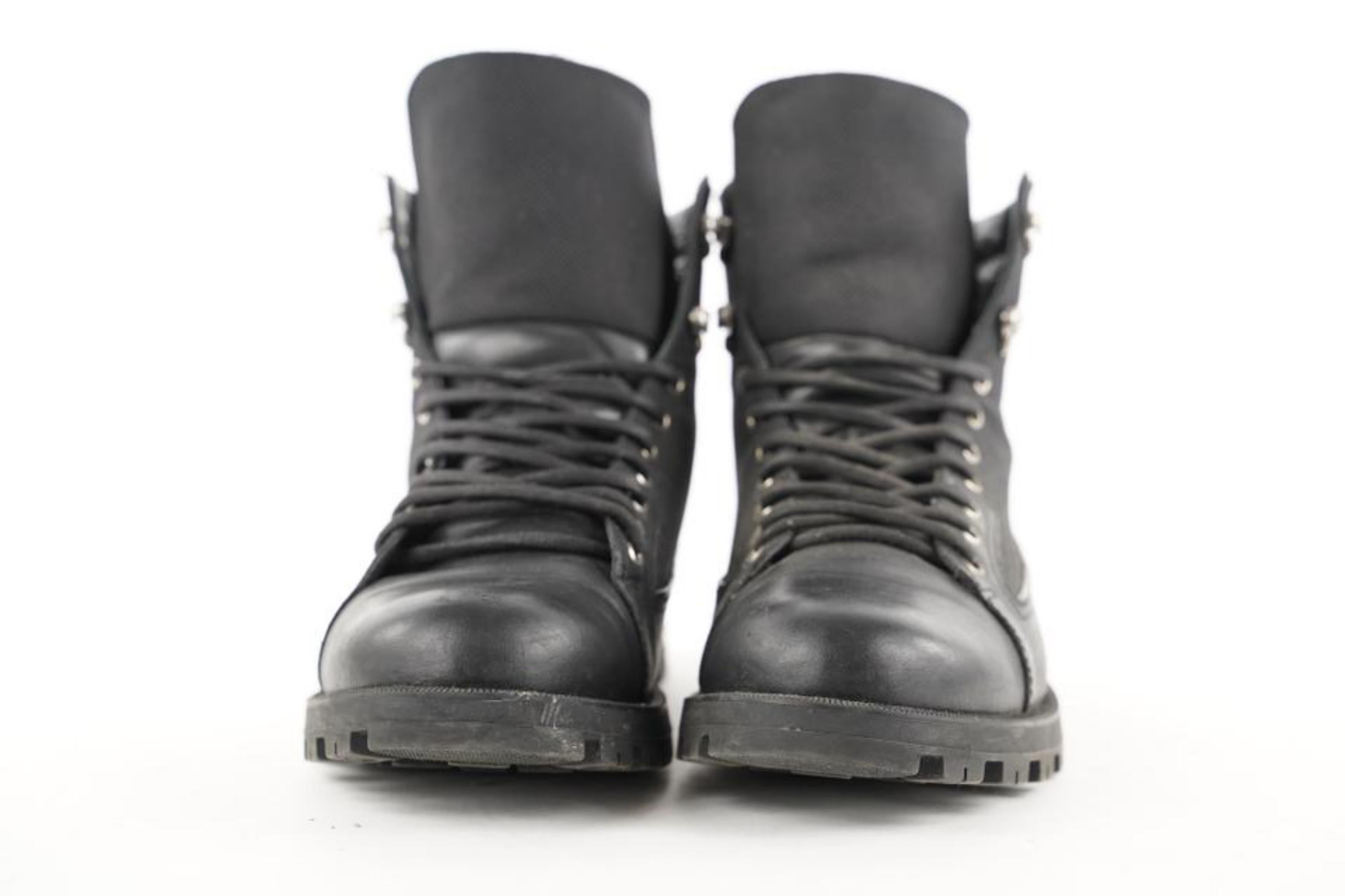Gucci Hombre US10 295321 Guccissima Botas con cordones 1G1026 2